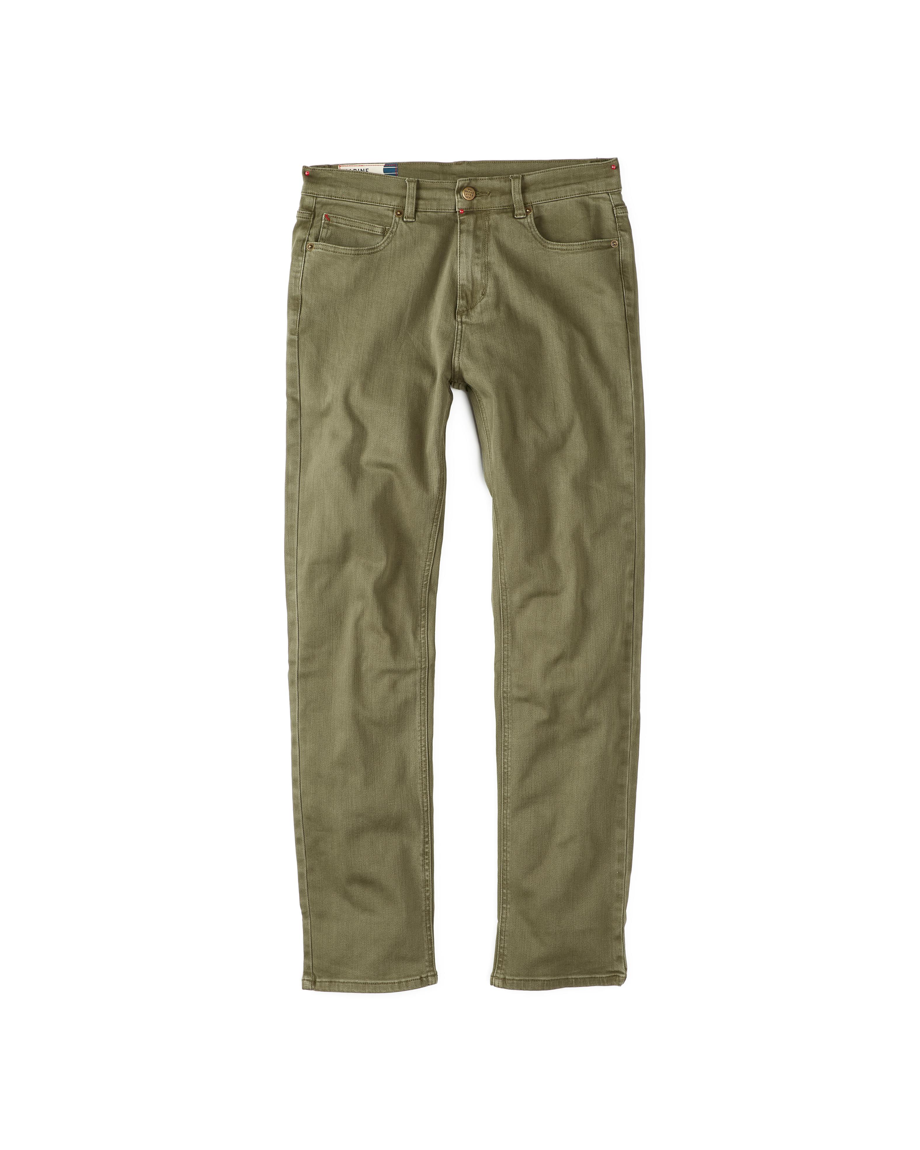Marine Layer Pocket Twill Slim Pant Thyme Pocket Pants