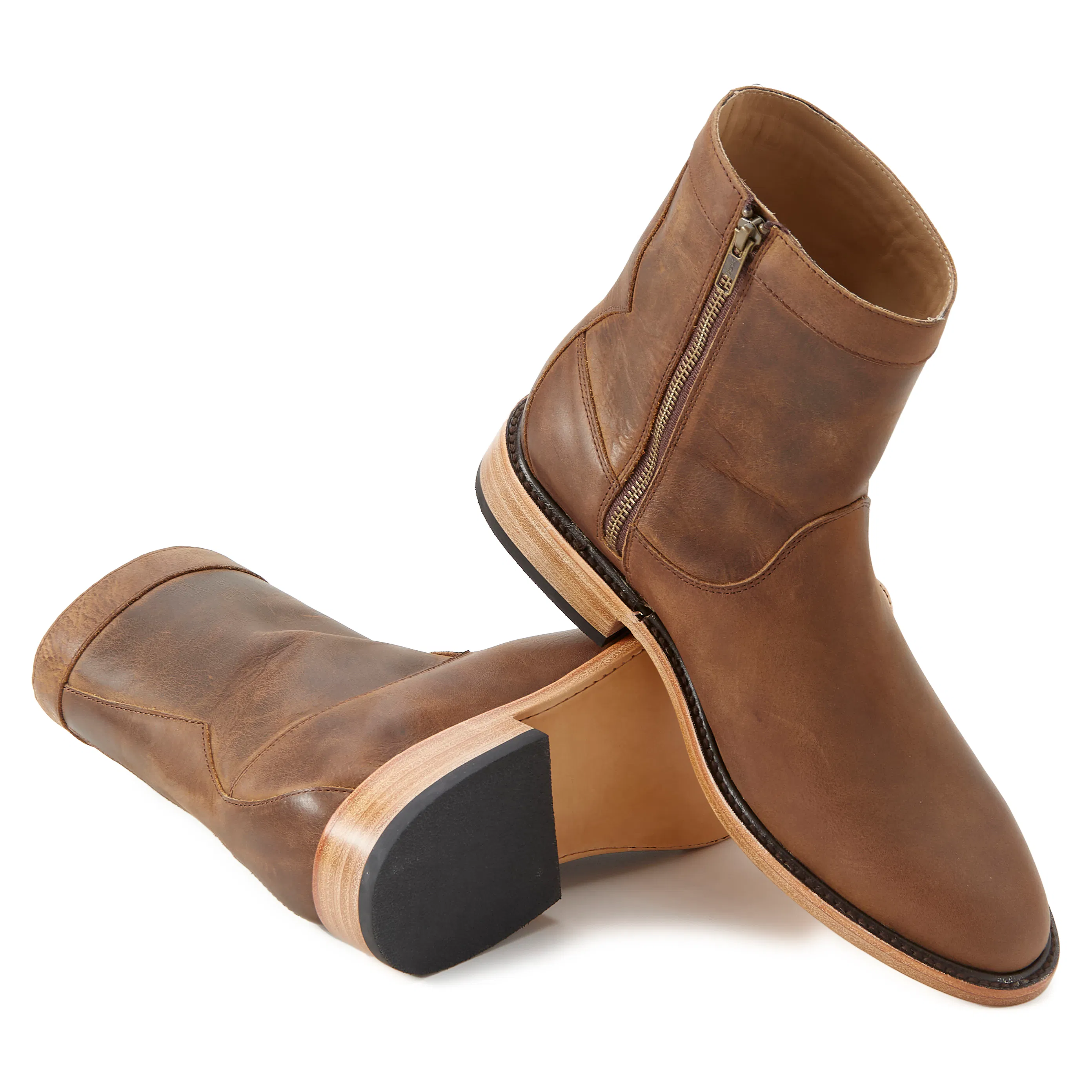 Rhodes Boots Roper Zip Boot Mens Boots size 10.5 retail $248 Rhodes Roper Boots Review: I Tried This Entry-Level Roper main image 4