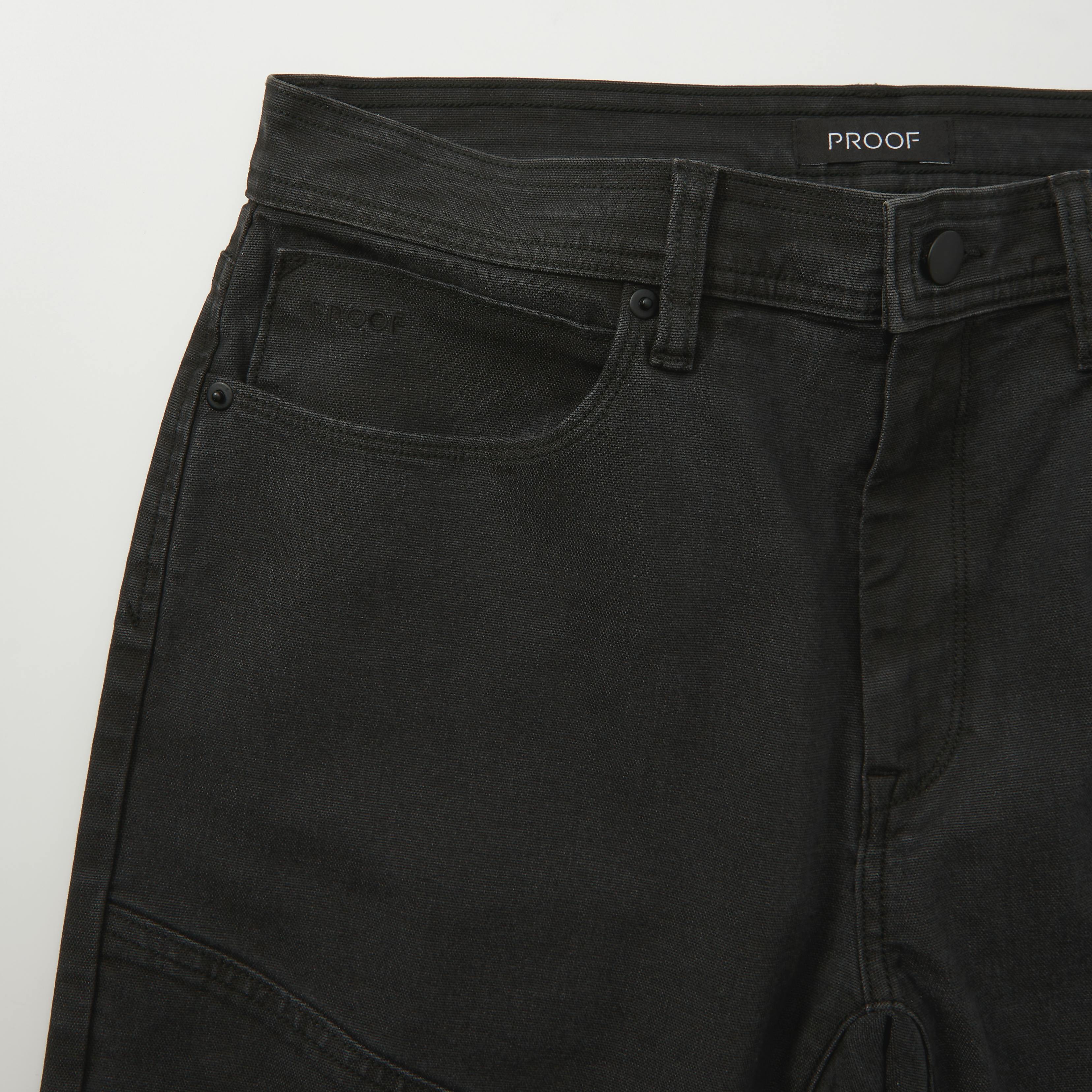 Proof Rover Double-Knee Work Pant - Straight - Anthracite/Black, Work Pants