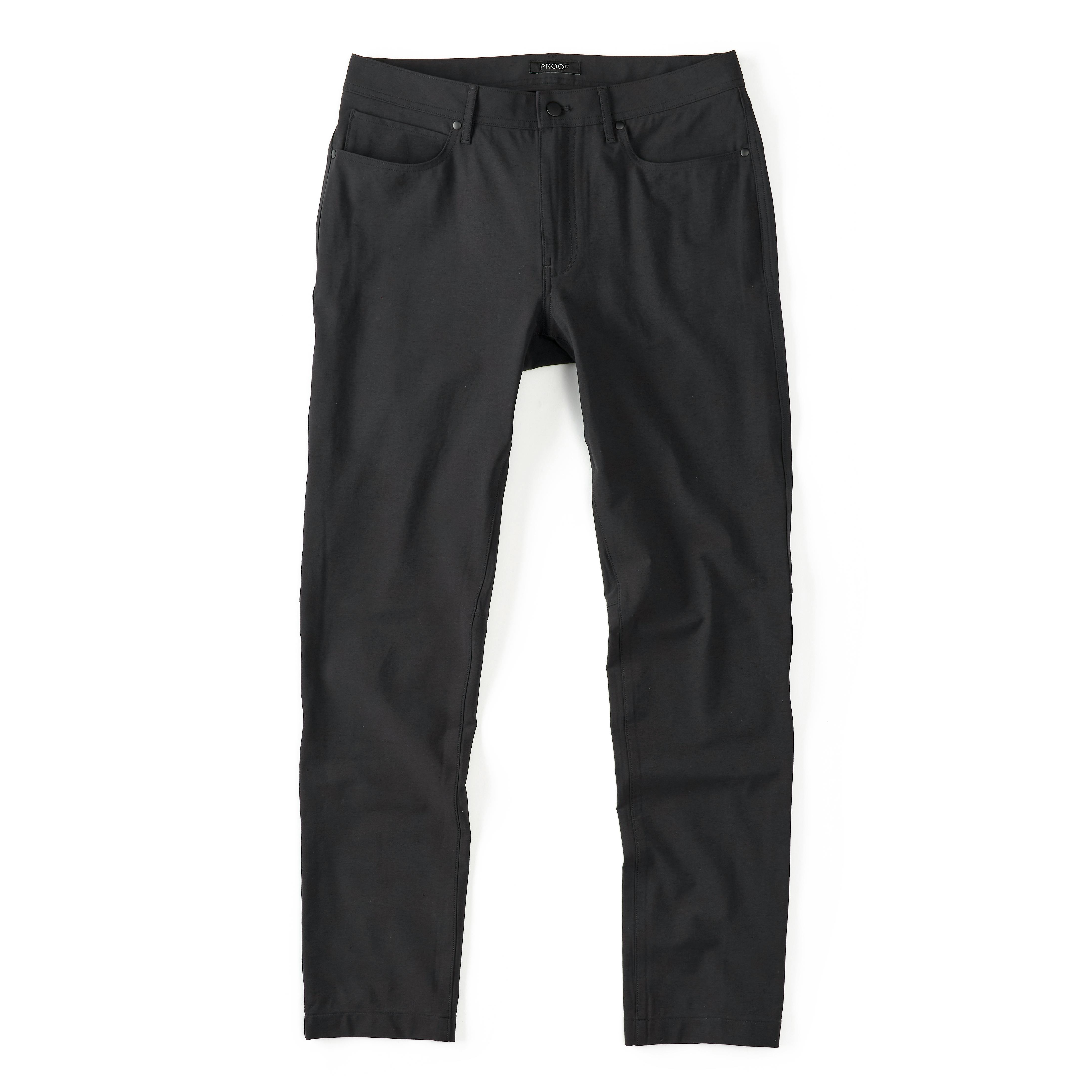 Proof 72-Hour Merino Travel Pant - Athletic Tapered - Black, Casual Pants