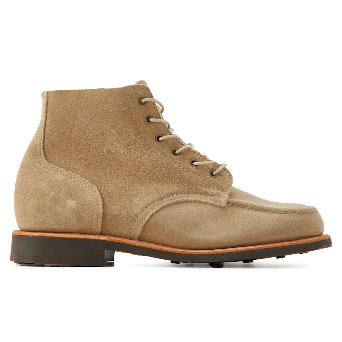 Sanders Wilson Unlined Apron Derby Boot - Milkshake | Work Boots 