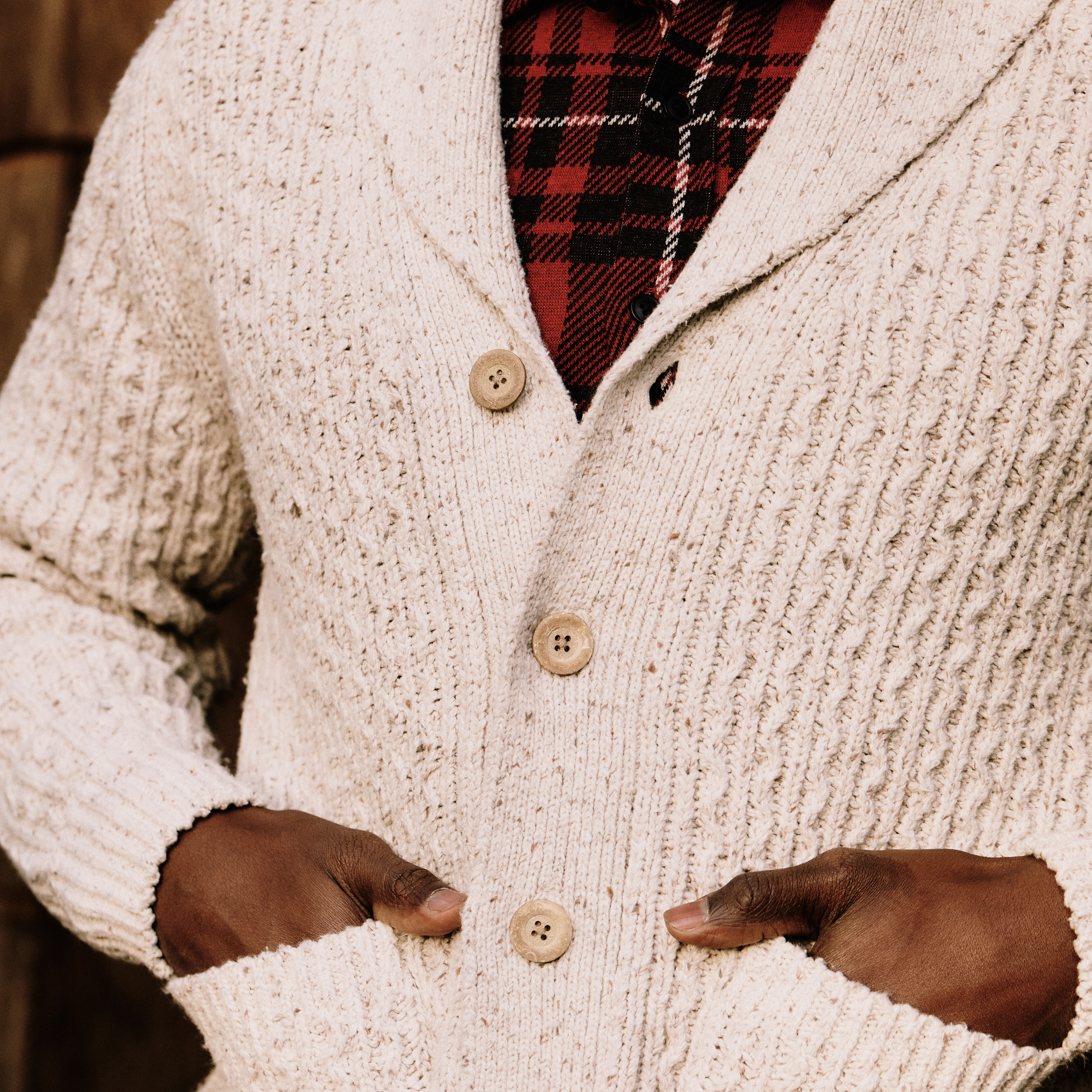 Recycled Cotton Headlands Cardigan Sweater