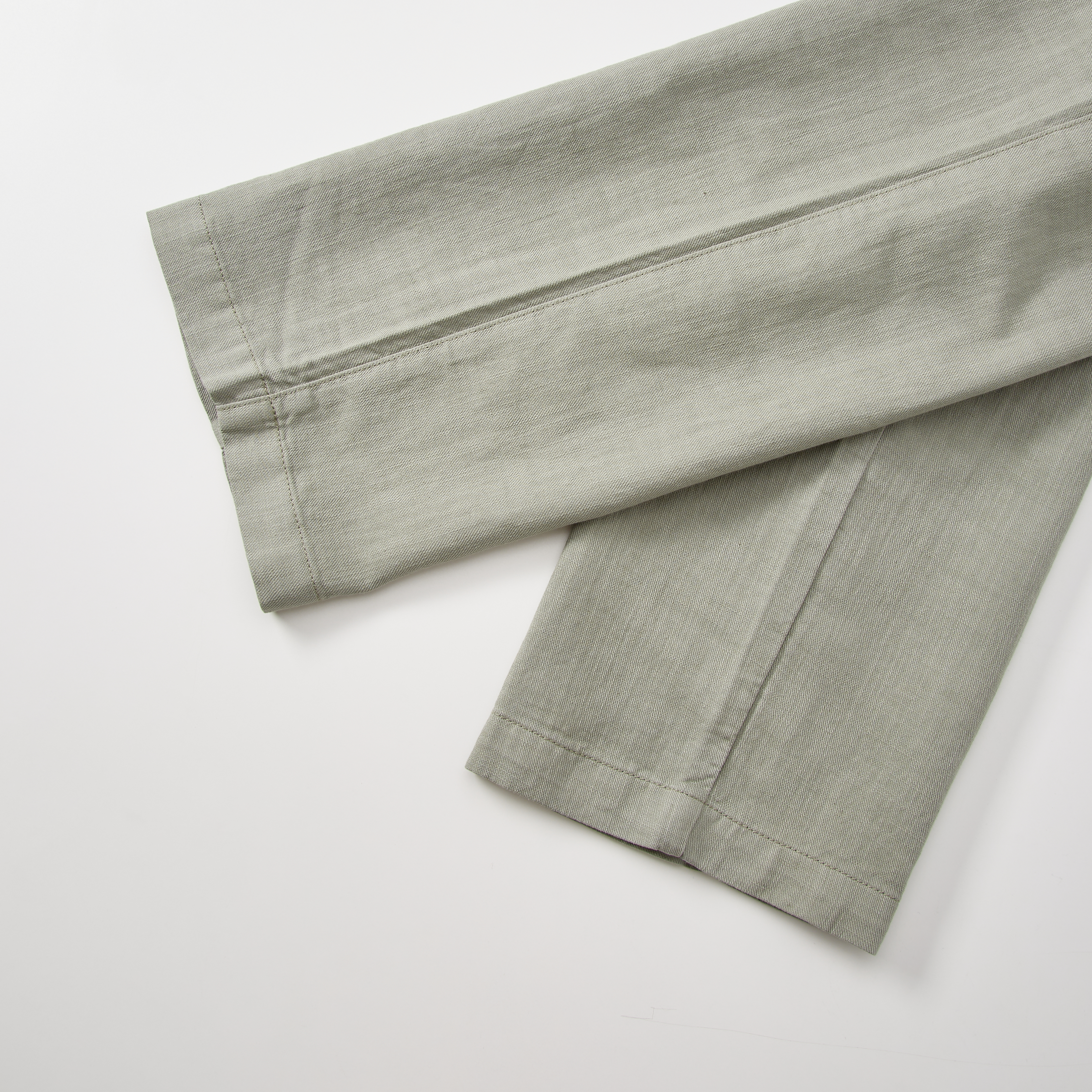 Flint and Tinder Cotton Linen Chino - HB Straight - Fog