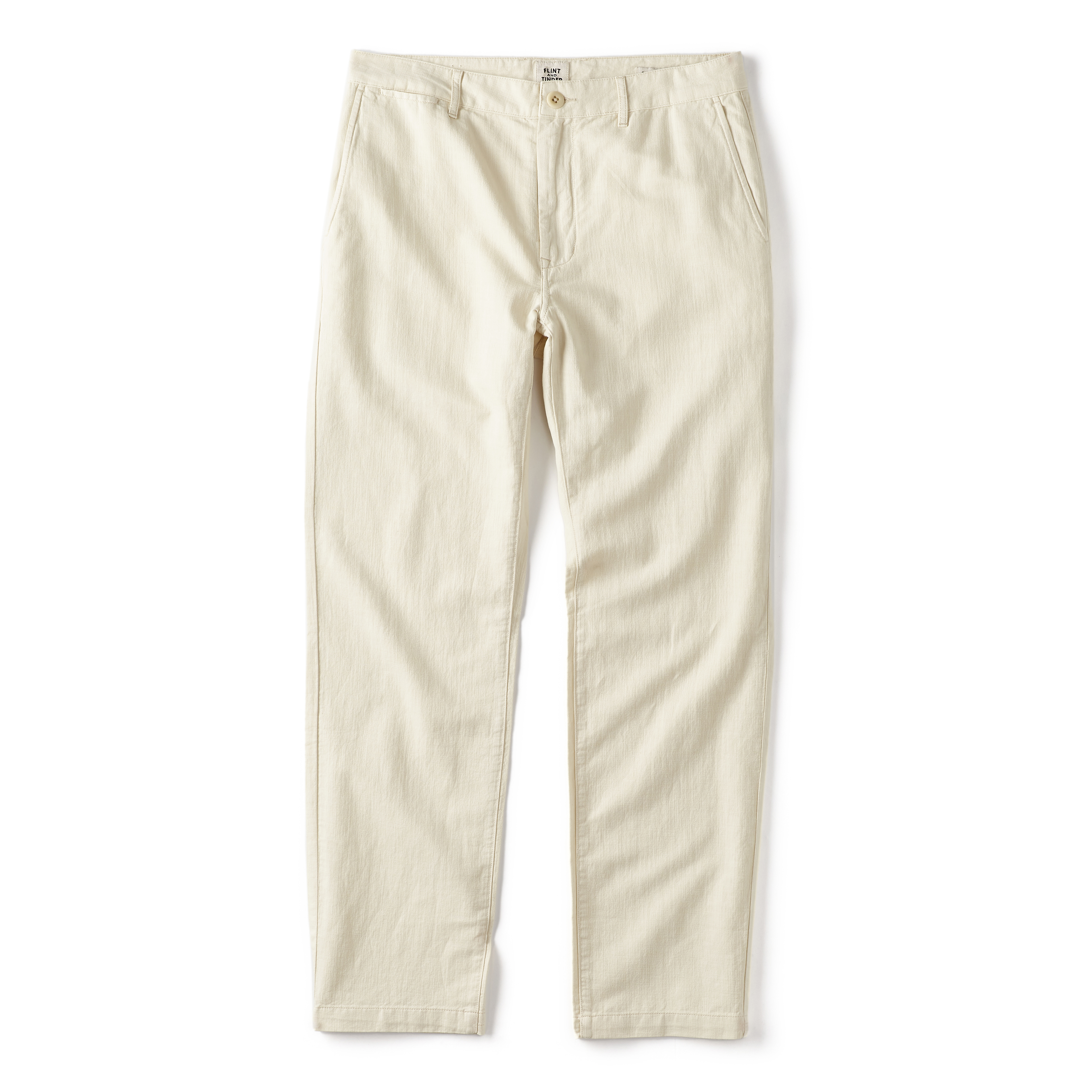 Flint and Tinder 365 Cotton Linen Chino - Natural | Dress Pants 