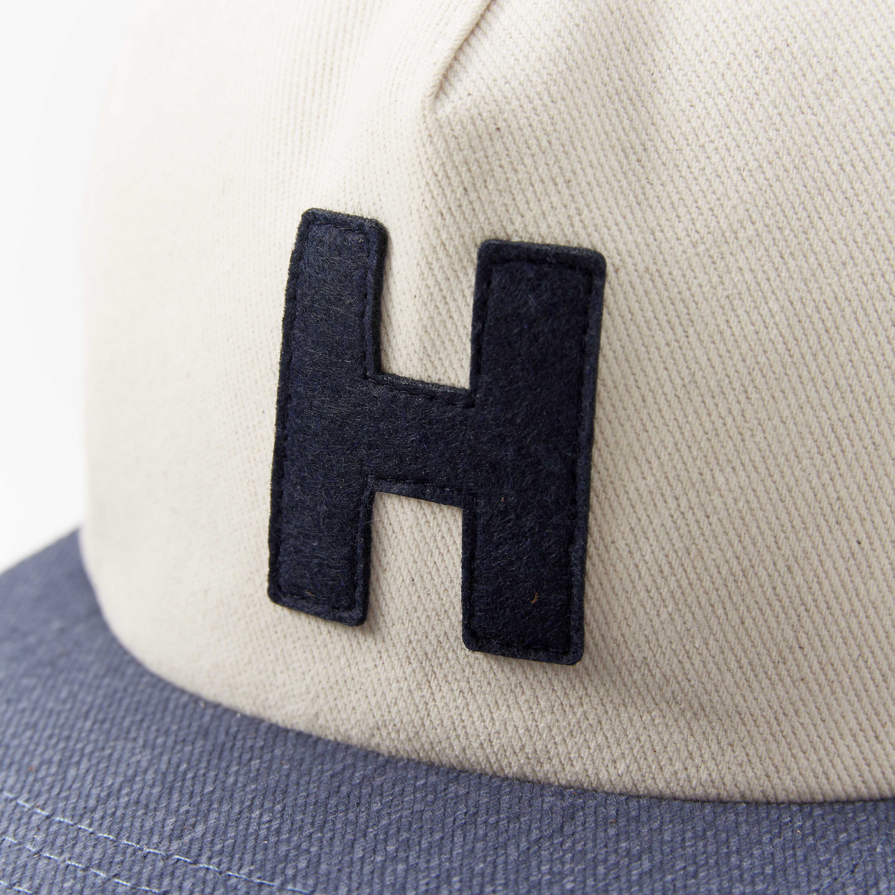 Huckberry Huckberry Explorer Hat - Ivory/Navy | Baseball