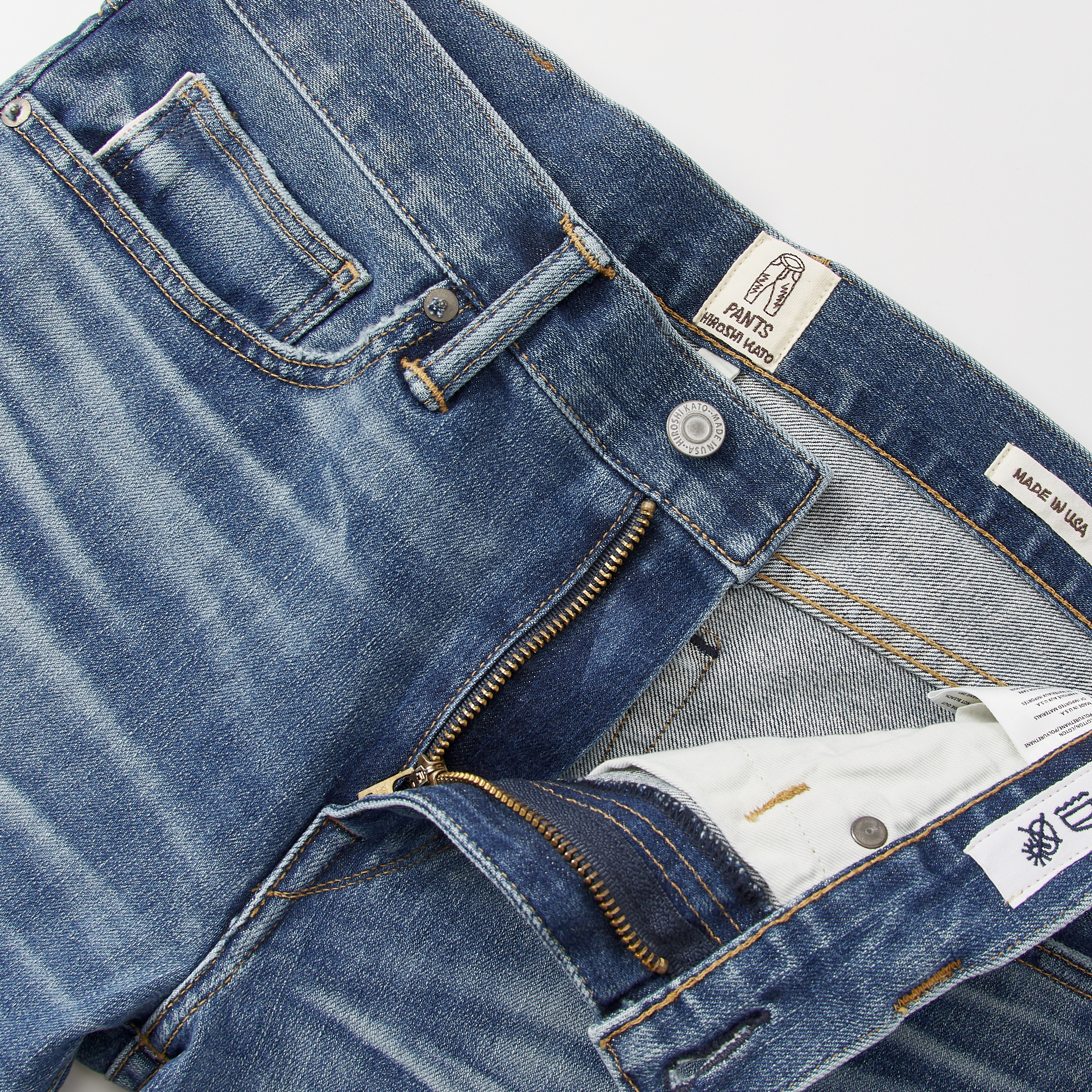 Hiroshi Kato The Pen Slim Straight Stretch Selvedge Denim