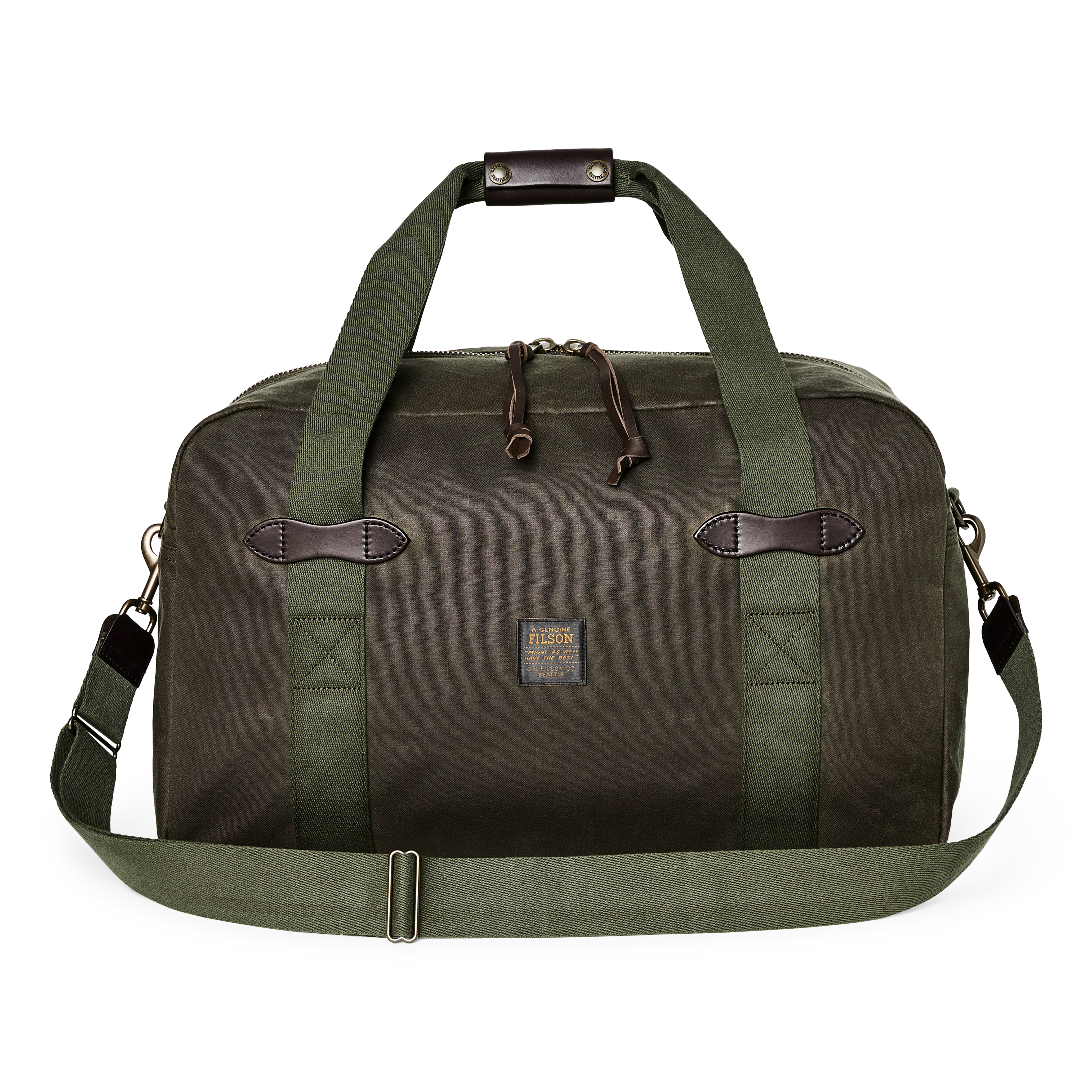 Filson Tin Cloth Medium Duffel Bag - 43L - Otter Green | Duffel