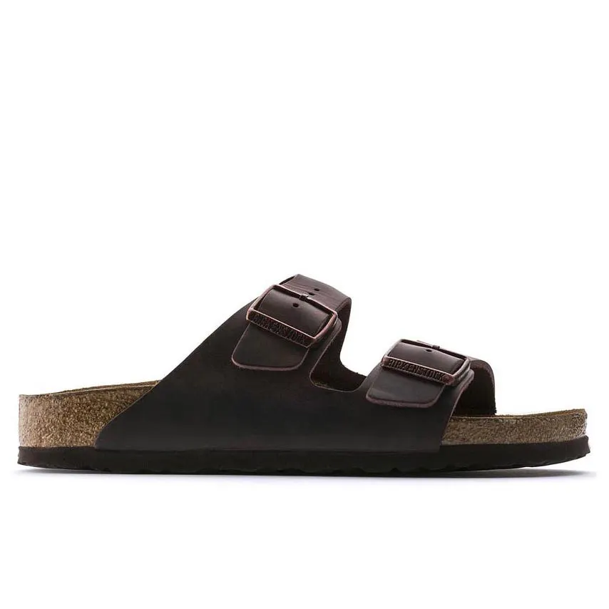 Birkenstock Arizona Soft Footbed Sandal - Oiled Leather Habana