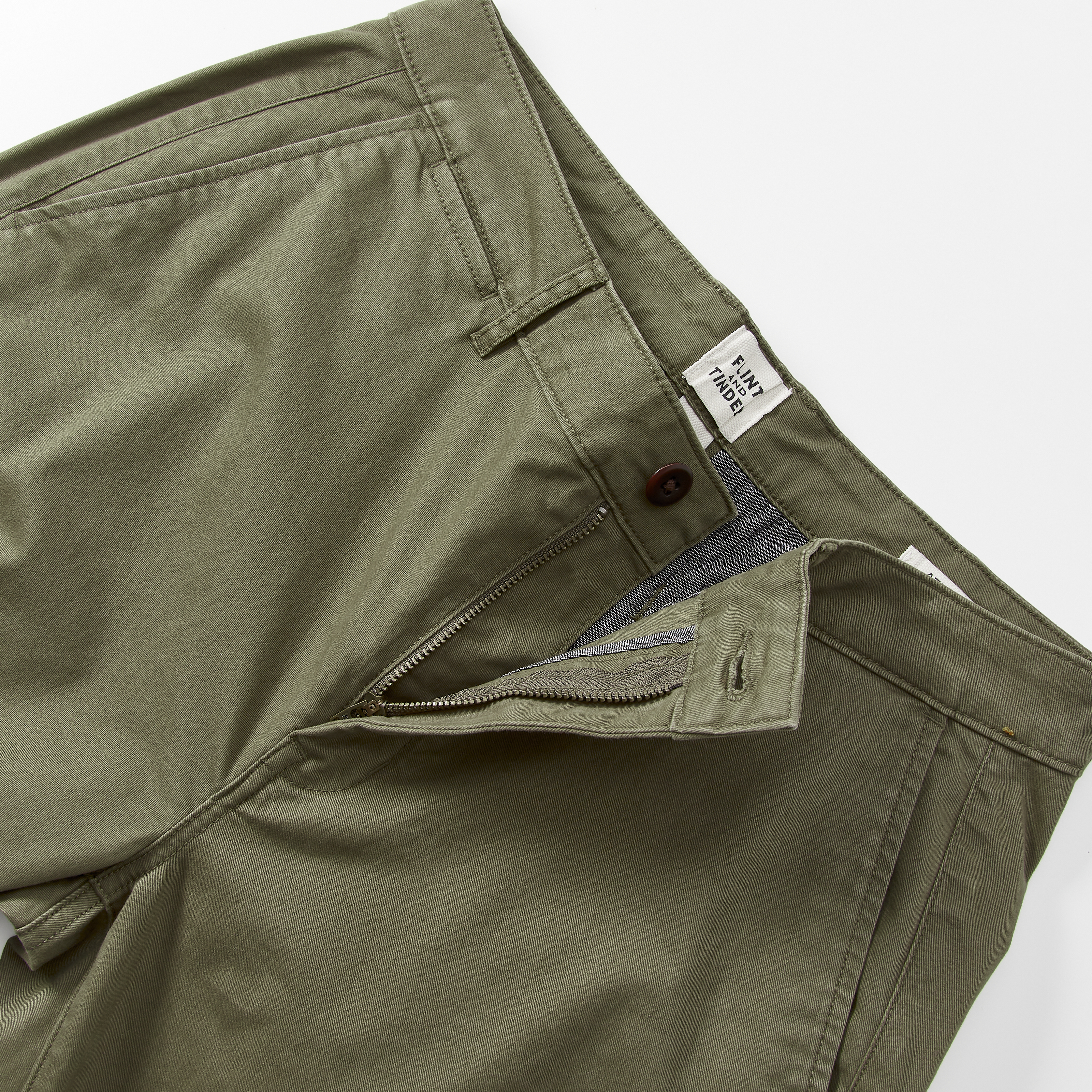 Flint and Tinder 365 Chino Pant - HB Straight - Military