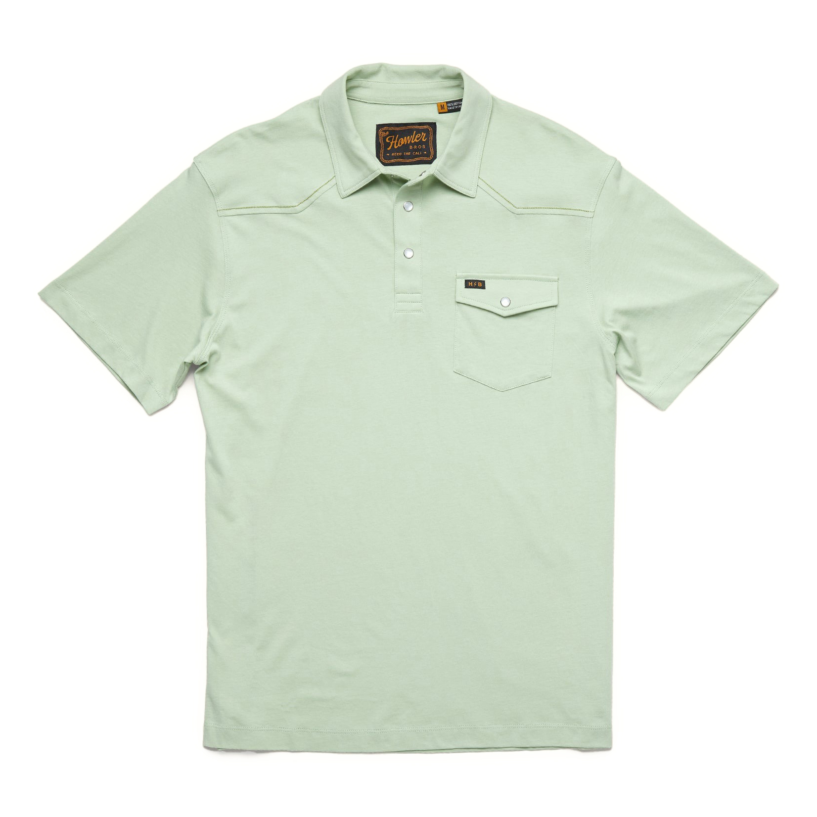 Howler Brothers Ranchero Western Pearl Snap Polo - Julep | Polo