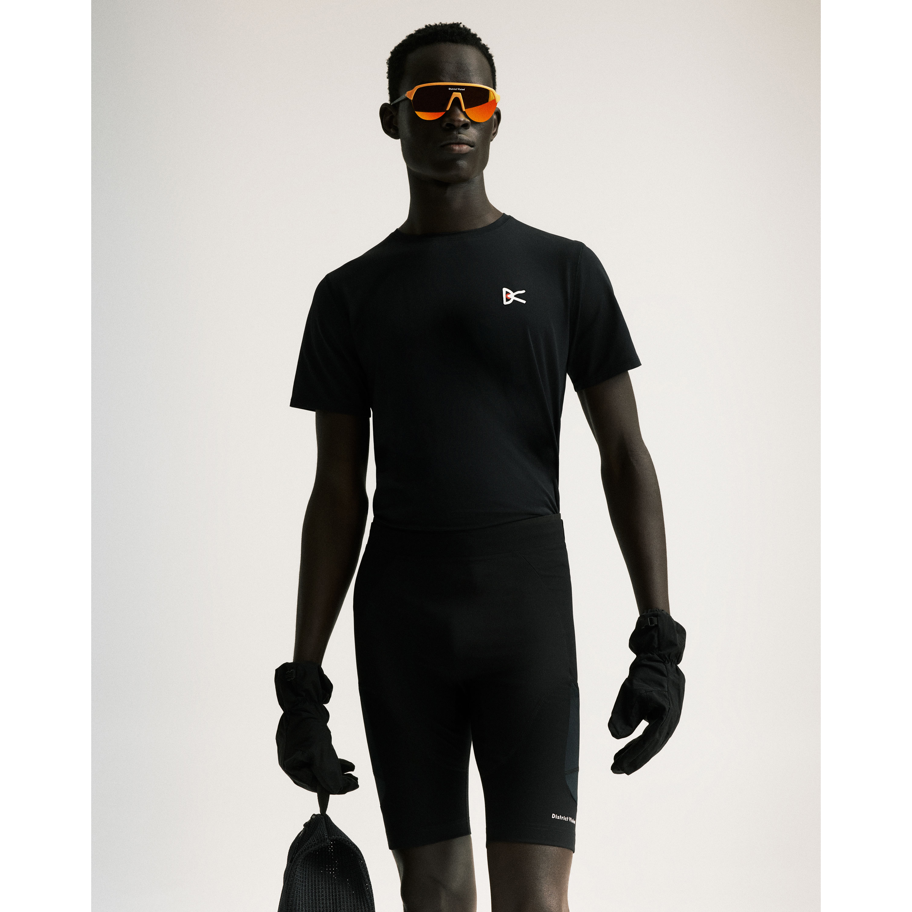 Lightweight Short Sleeve Fitted Tee, Black — District Vision
