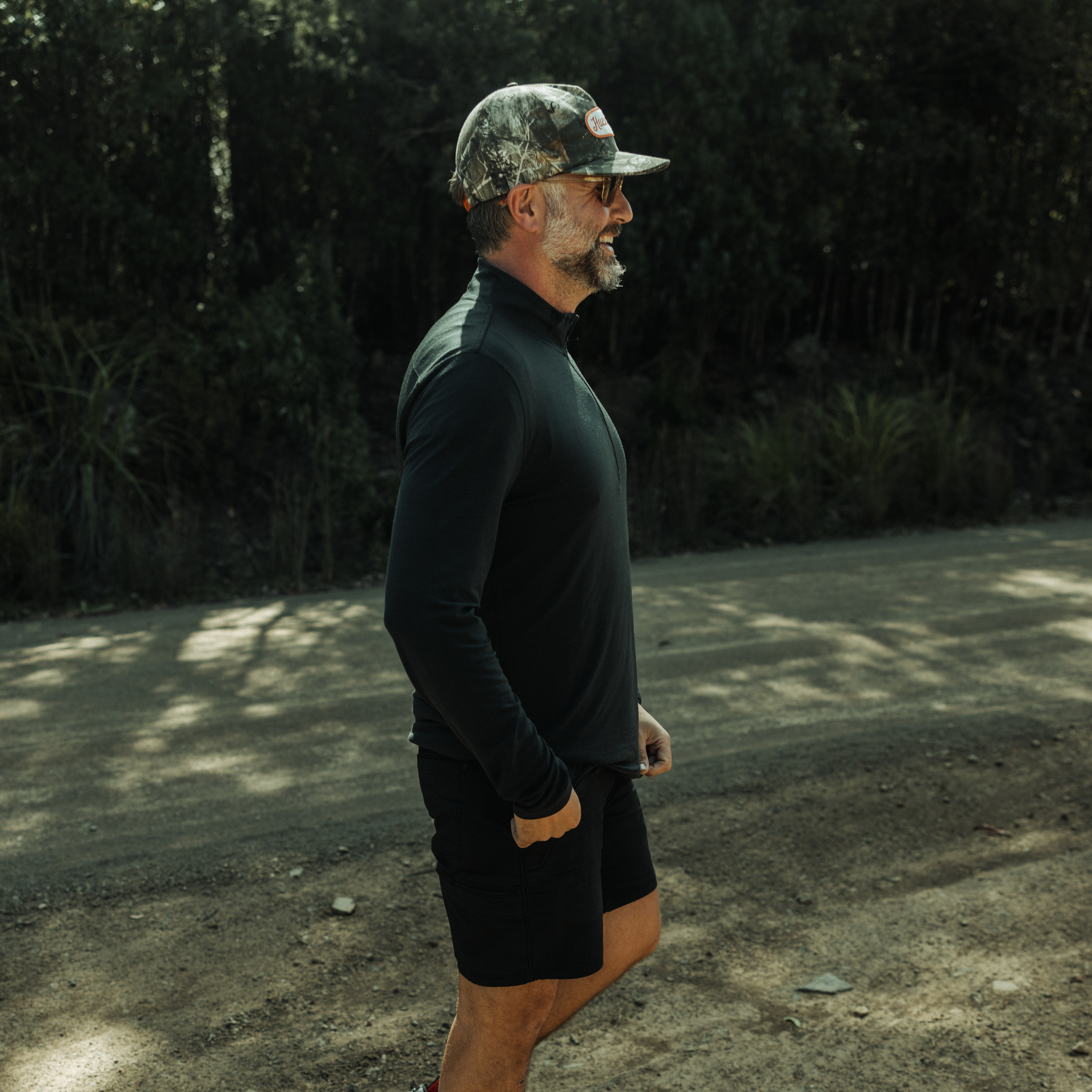 Proof 72-Hour Merino UPF Quarter Zip - Stone Black | Quarter