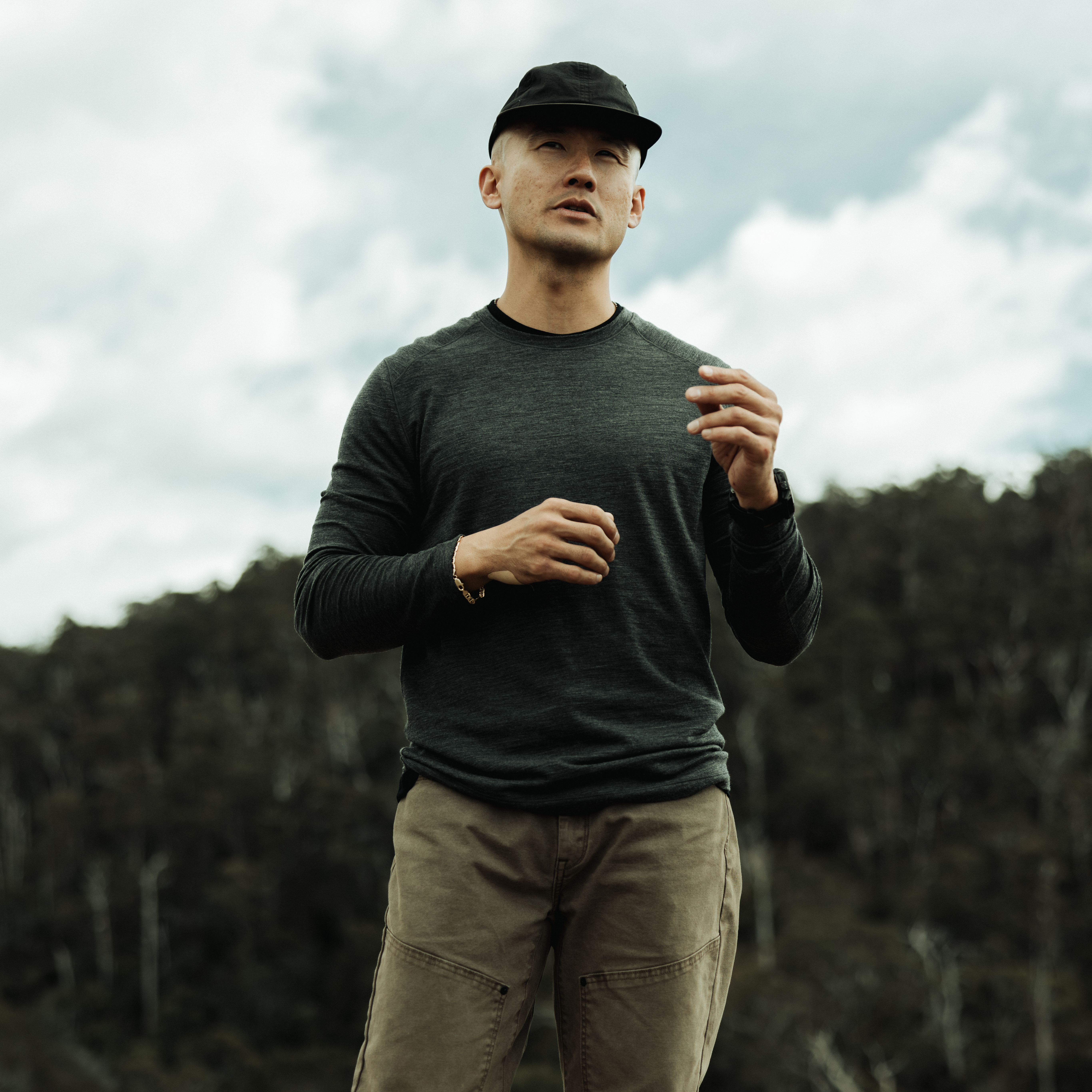 【LIDNM】MERINO WOOL BOX TEE HG LIDNM】MERINO WOOL BOX TEE HG｜Yahoo!フリマ（旧PayPayフリマ）
