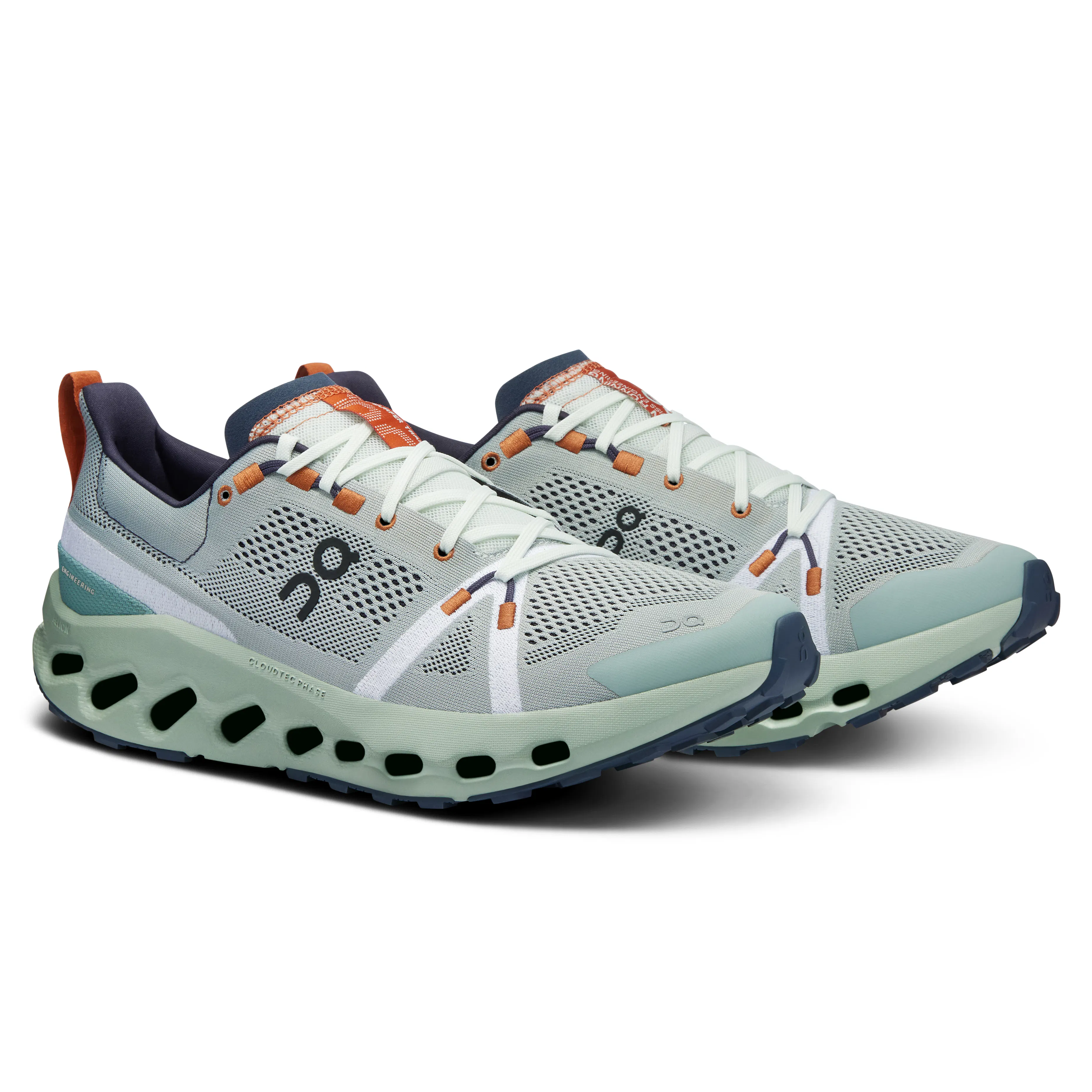 On Cloudsurfer Trail Running Sneaker - Aloe/Mineral | Trail