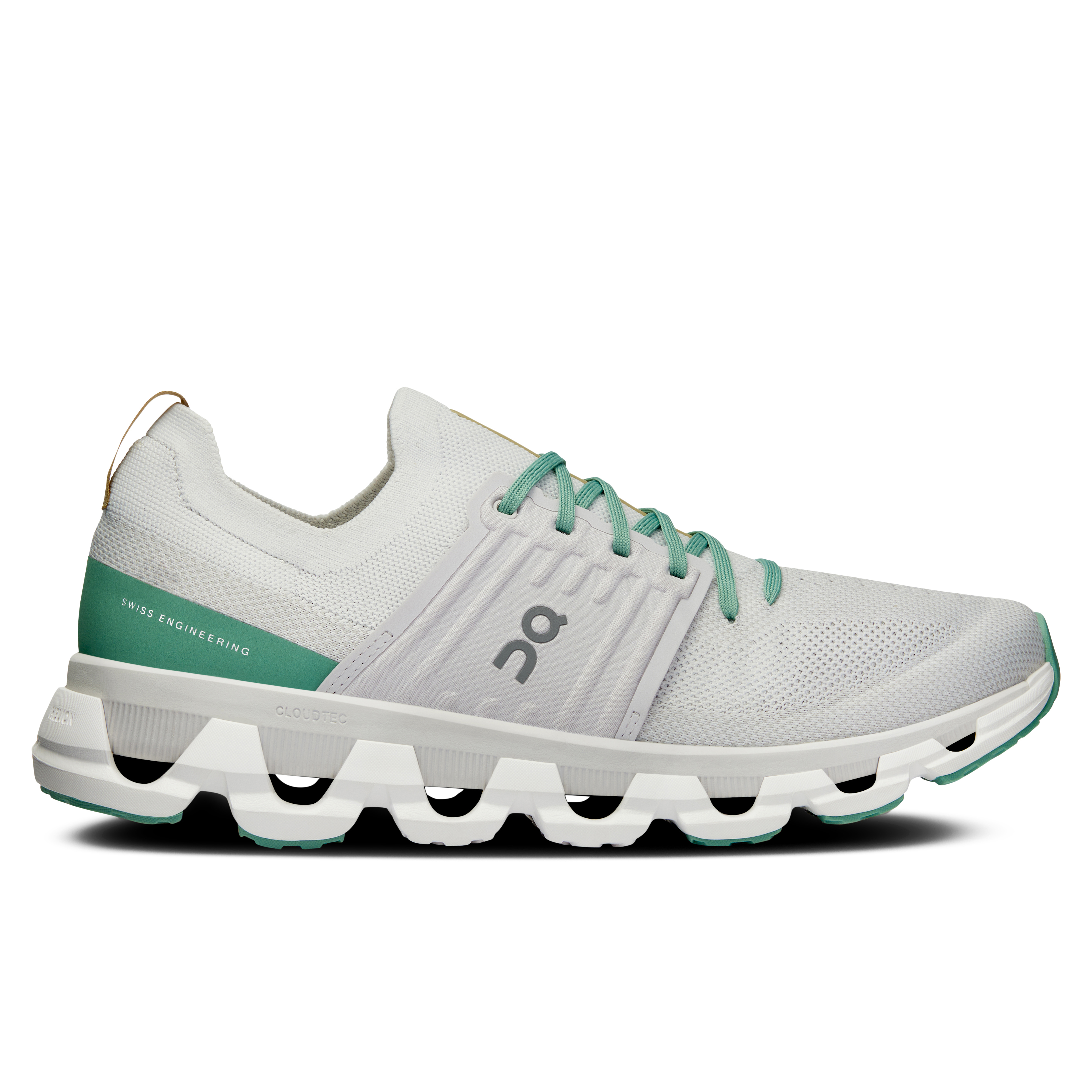 【関税込み】On カーキ Cloudswift 3 AD スニーカー On Cloudswift 3 Running Sneaker - White/Green | Performance