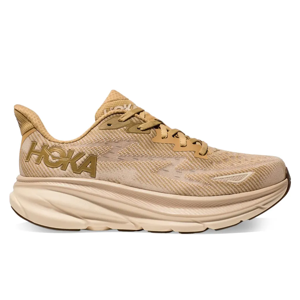 Hoka Clifton 9 Running Shoe - Wheat/Shifting Sand | Performance