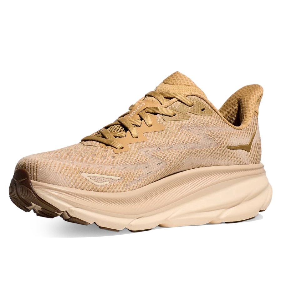 Hoka Clifton 9 Running Shoe - Wheat/Shifting Sand | Performance