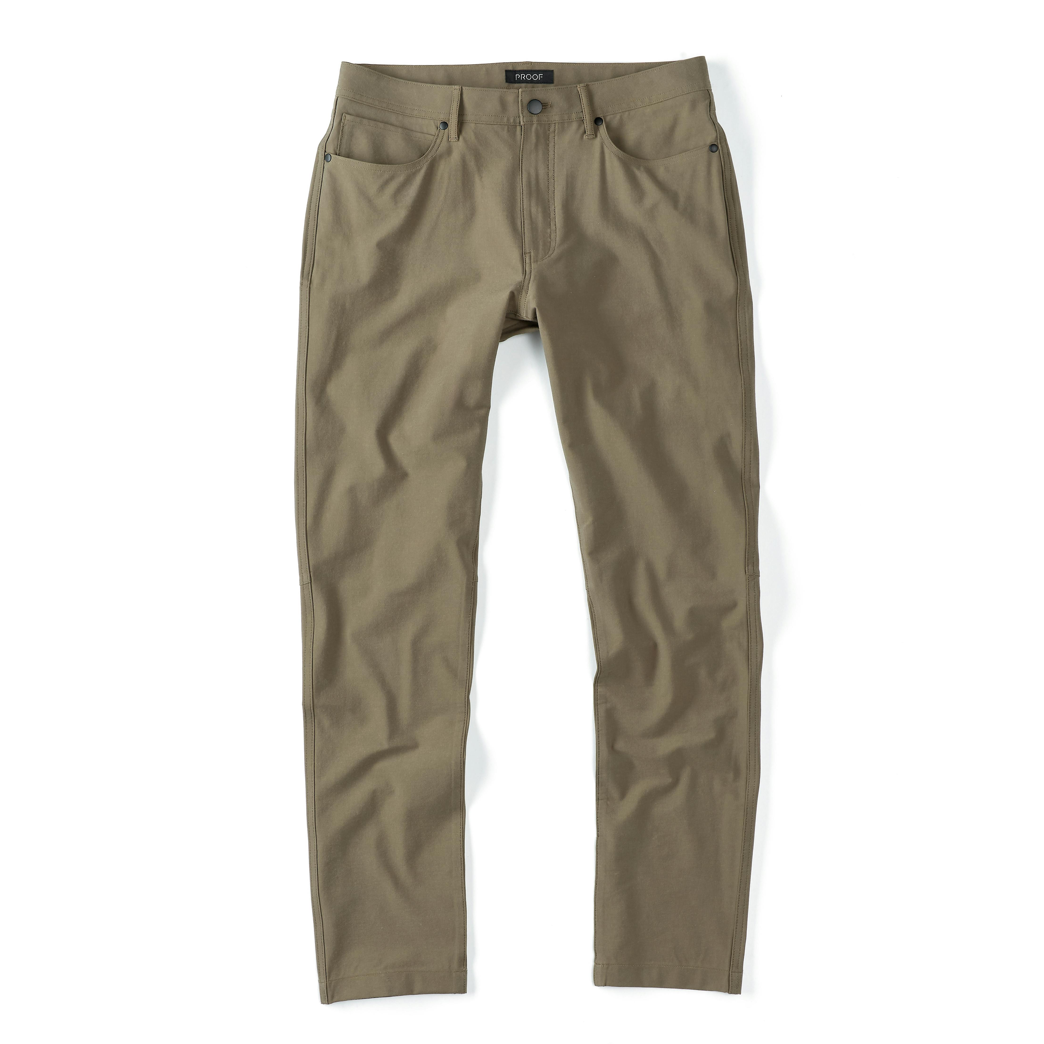Proof 72-Hour Merino Travel Pant - Athletic Tapered - Olive, Casual Pants
