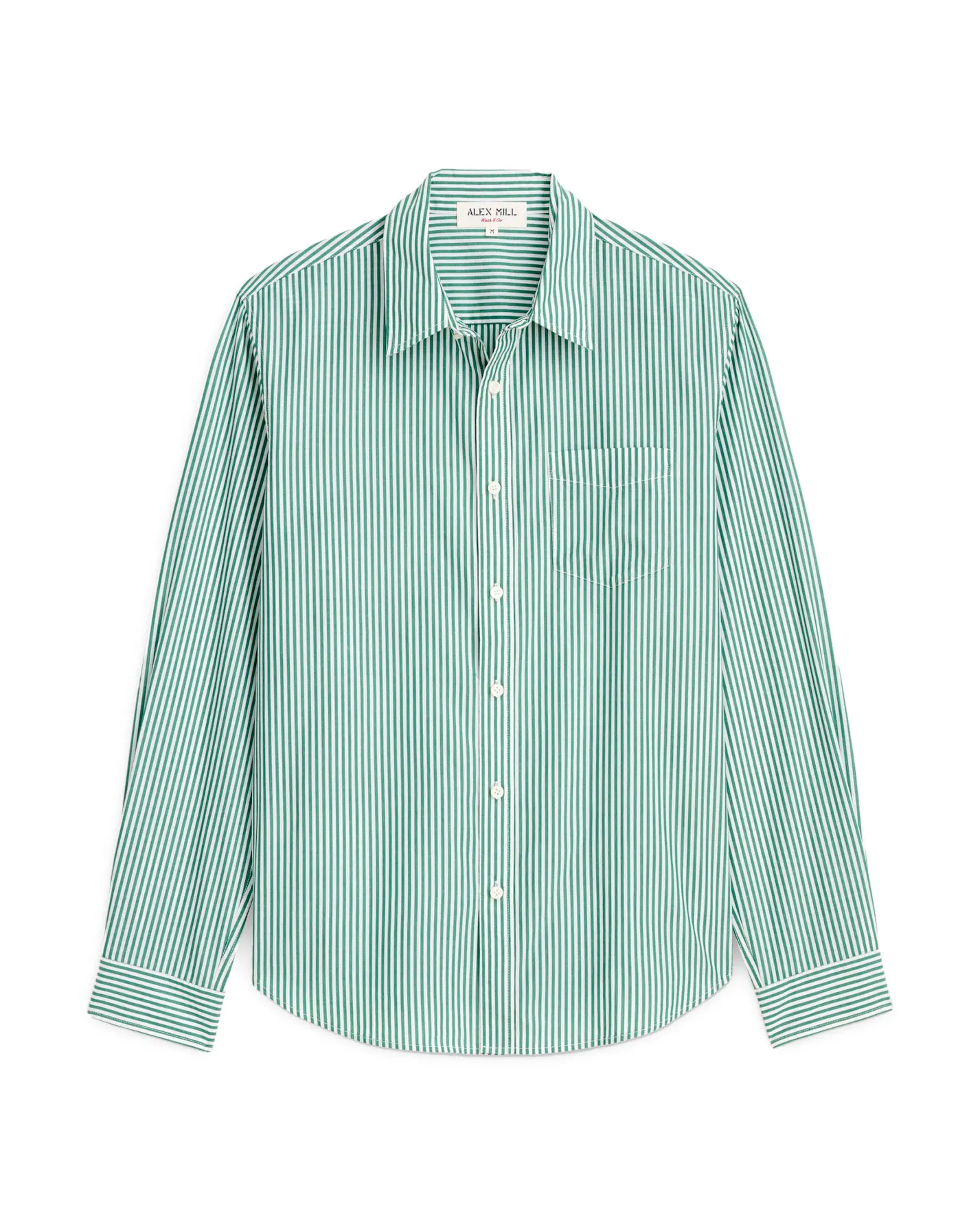 Alex Mill Stripe Mill Shirt - Dark Green/White | Long Sleeve Shirts | Huckberry Alex Mill Stripe Mill Shirt - Dark Green/White | Long Sleeve Shirts | Huckberry