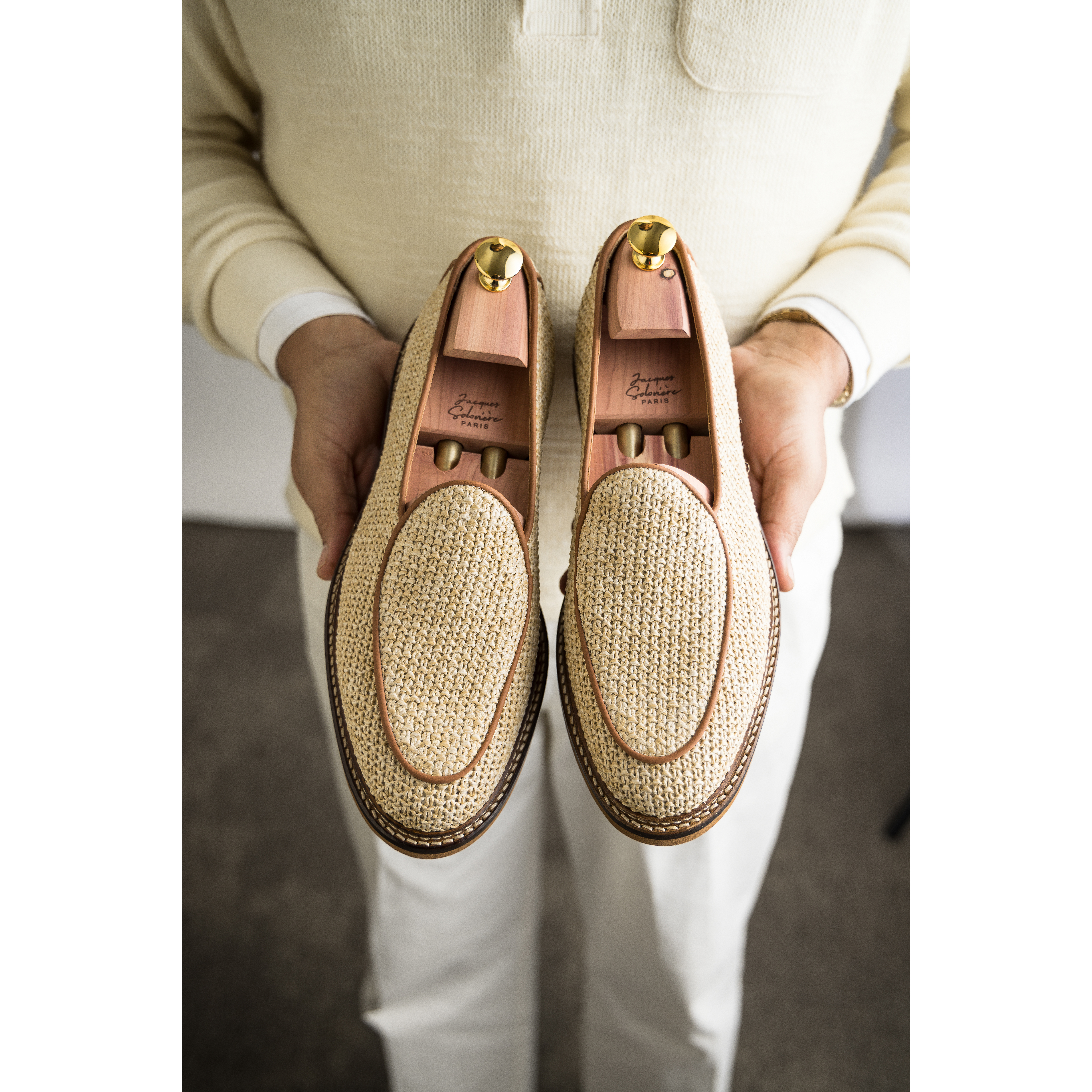 Jacques Solovière Lex Loafer - Raffia | Loafers | Huckberry