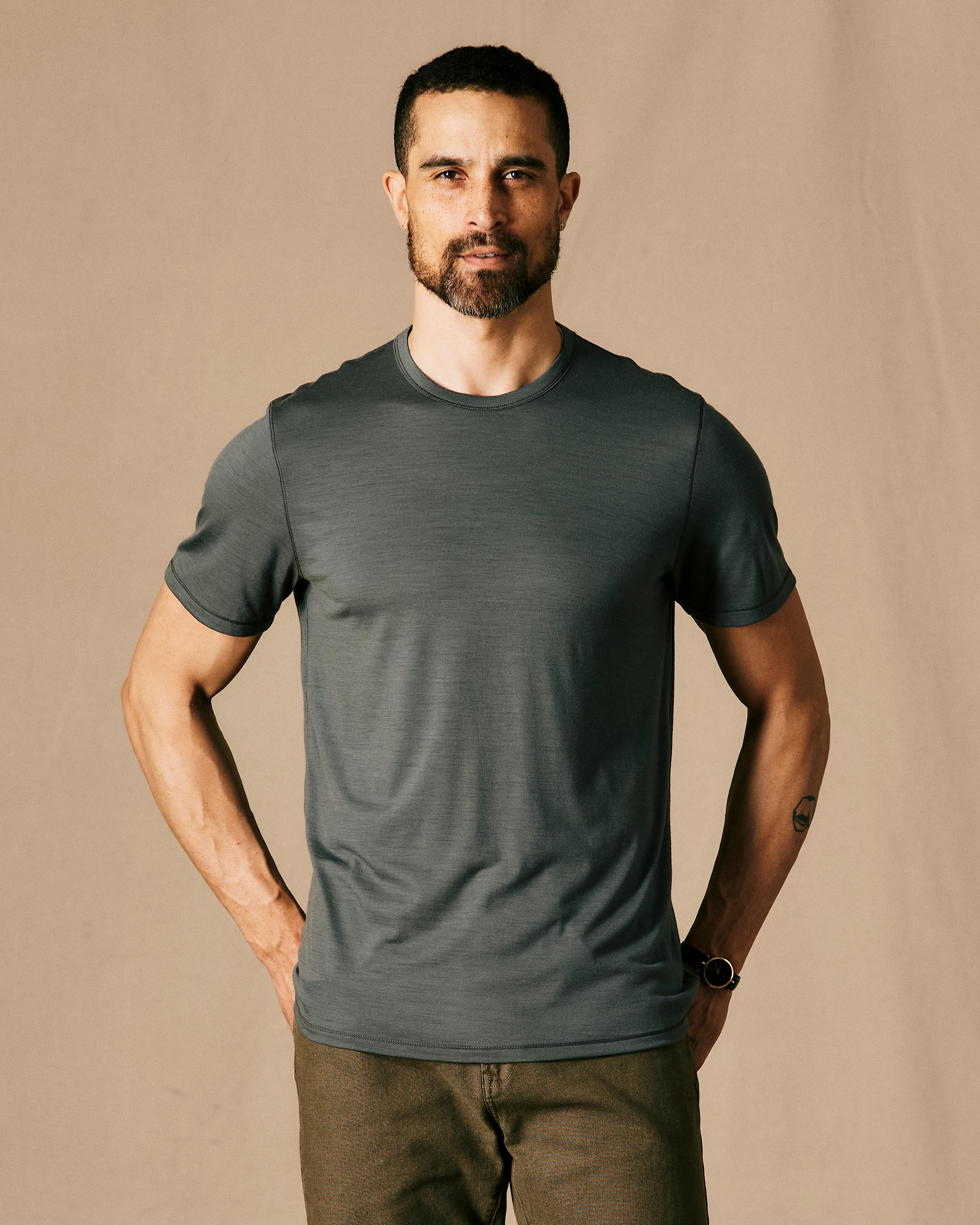 Proof 72-Hour Merino T-Shirt - Slim Fit (Original) - Magnet, T-Shirts