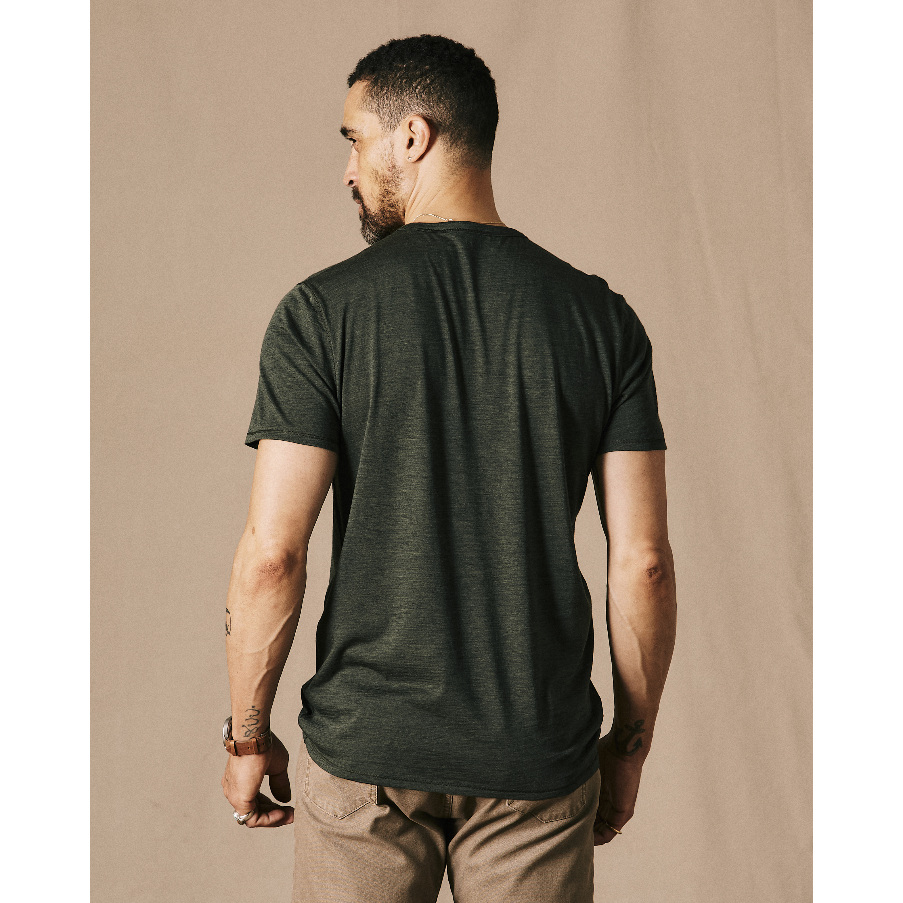 Proof 72-Hour Merino T-Shirt - Classic Fit - Forest Heather