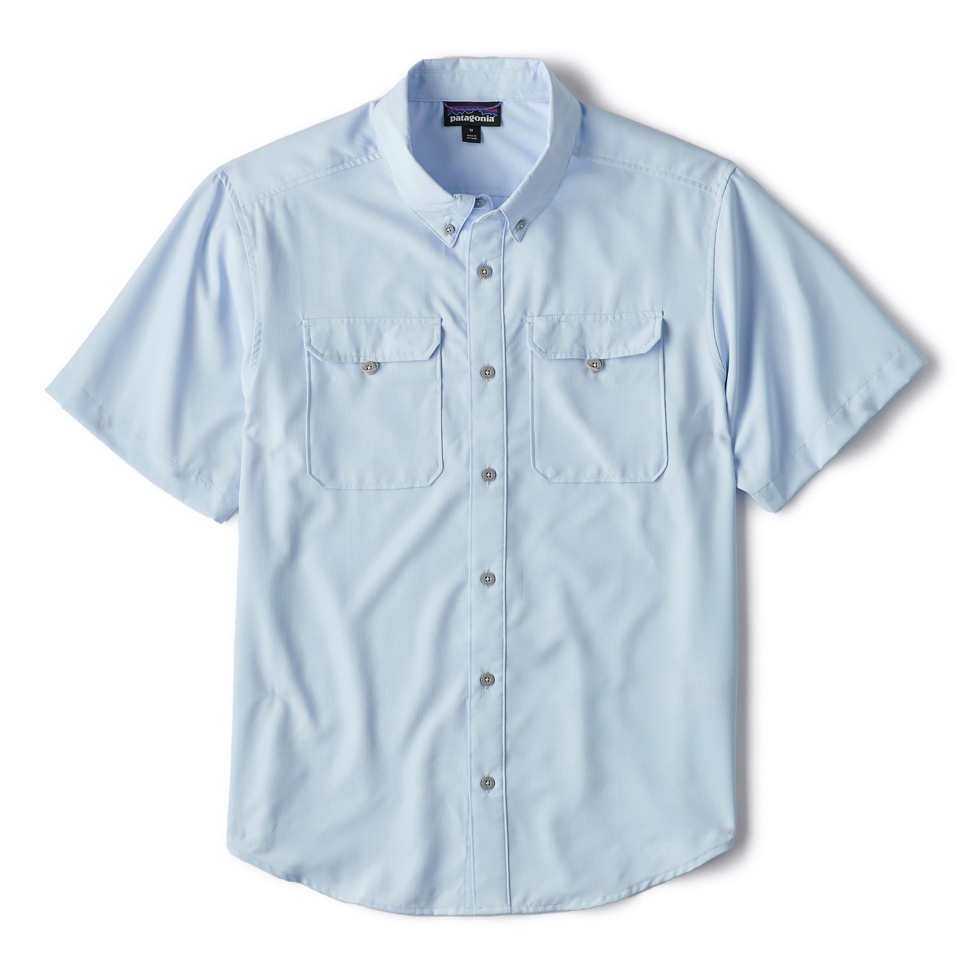Patagonia Men's Sun Stretch Long-Sleeve Shirt - Chilled Blue XL