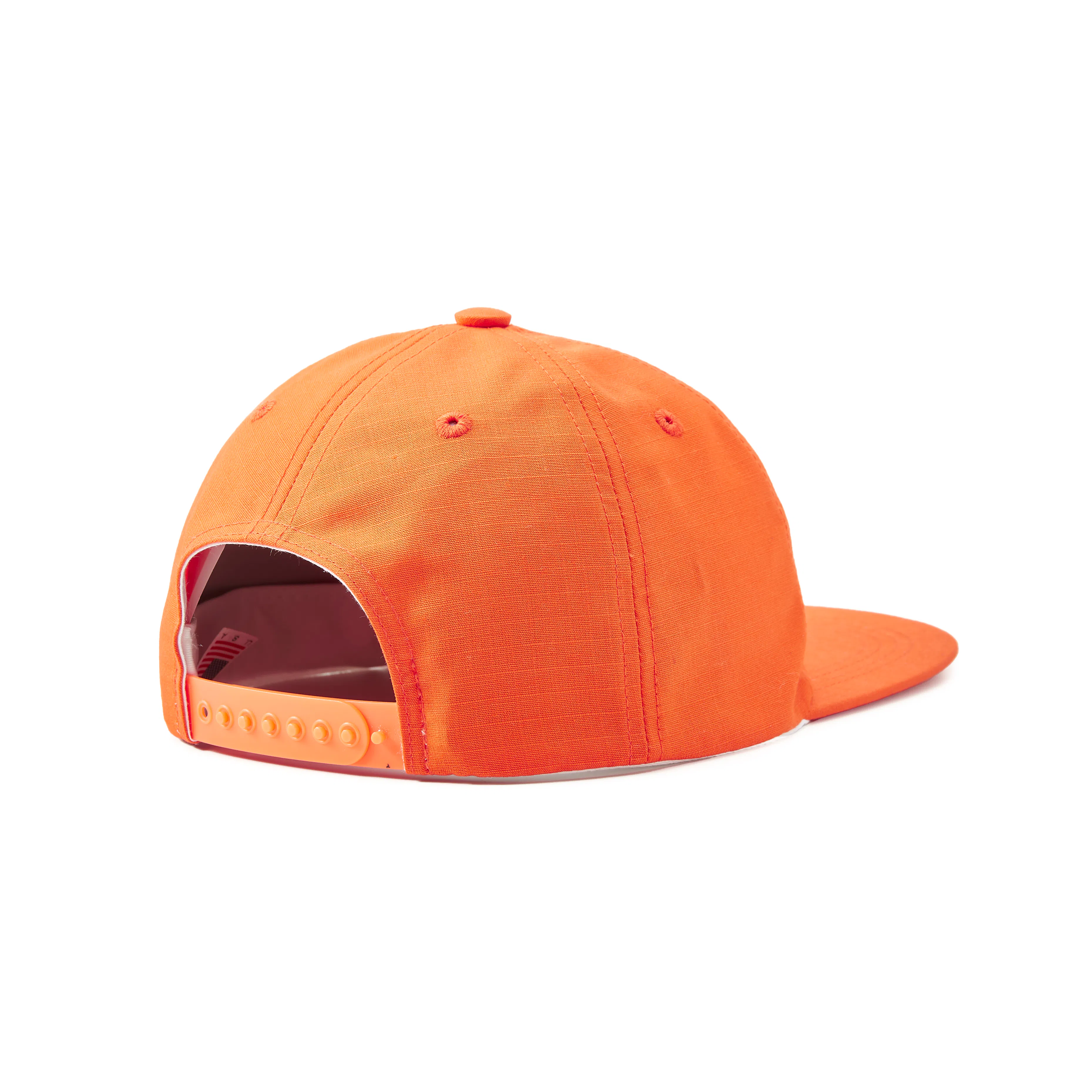 Neon Orange Baseball Cap – Bright 5-Panel Structured Hat With Adjustable Snapback - View #7