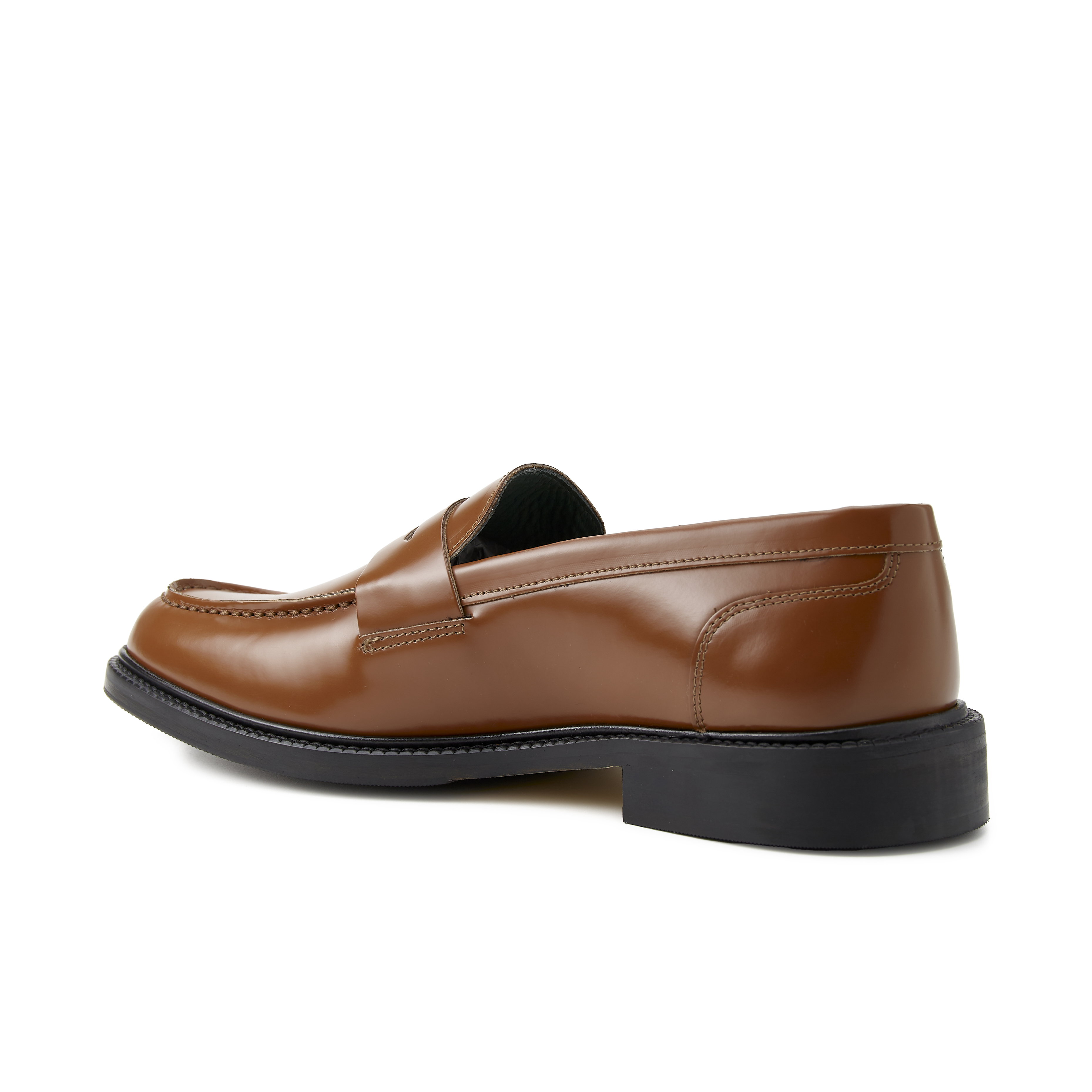 Vinny's Townee Penny Loafer - Cognac Polido Leather