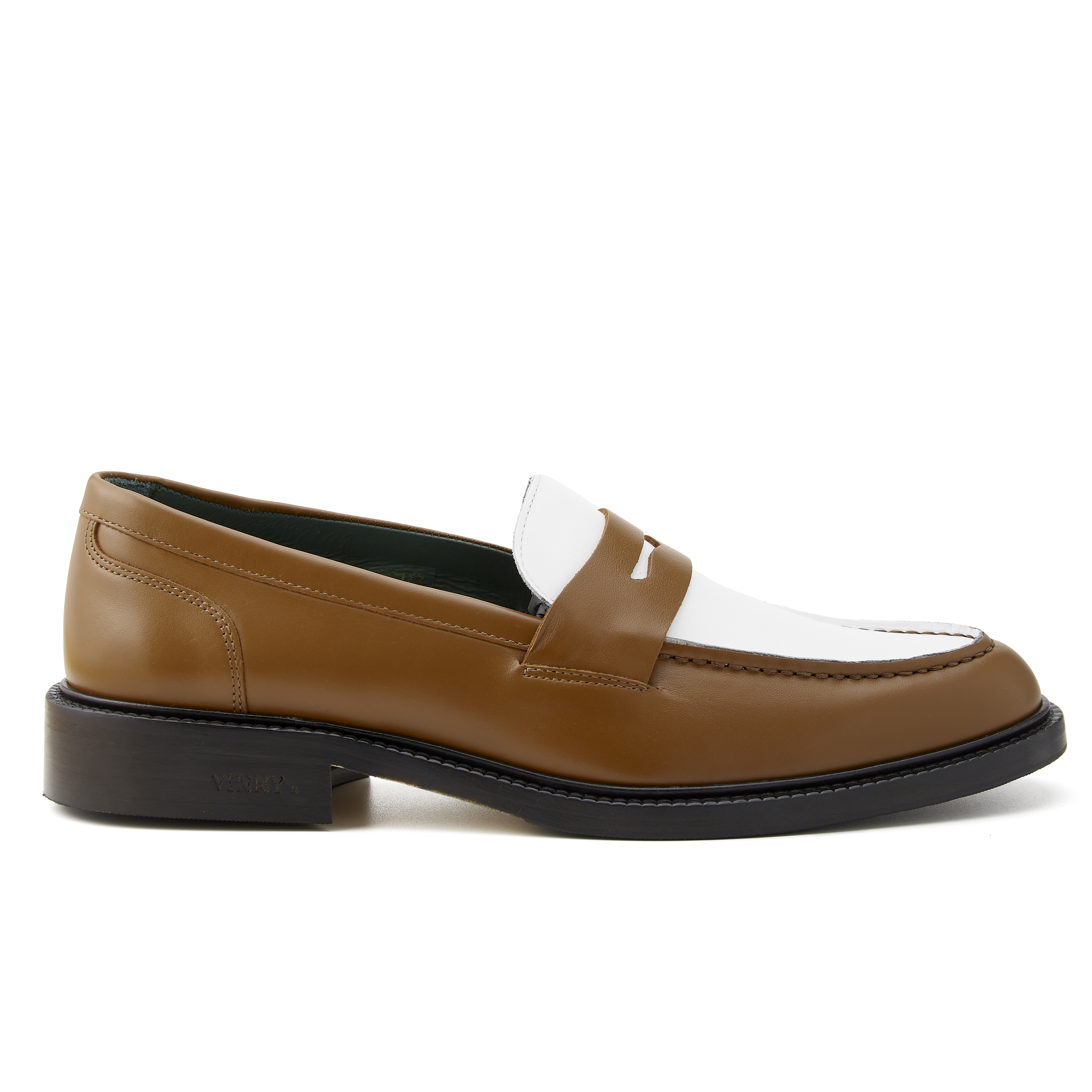 Vinny's Townee Two-Tone Penny Loafer - Cognac Leather | Loafers 