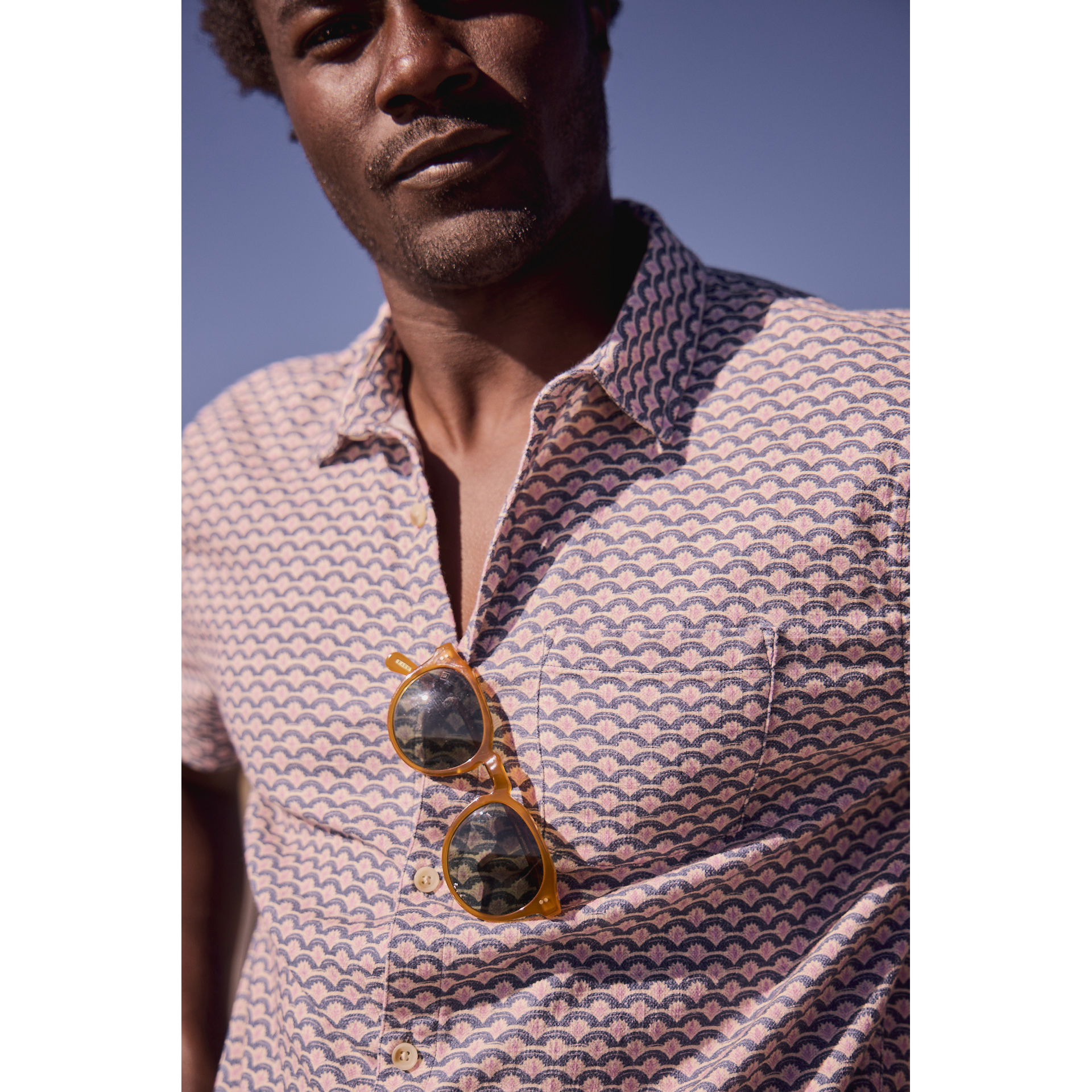 【SCENERITY】Haring Pigment Short Sleeve Shirt SCENERITY】Haring Pigment Short Sleeve Shirt Short Sleeve