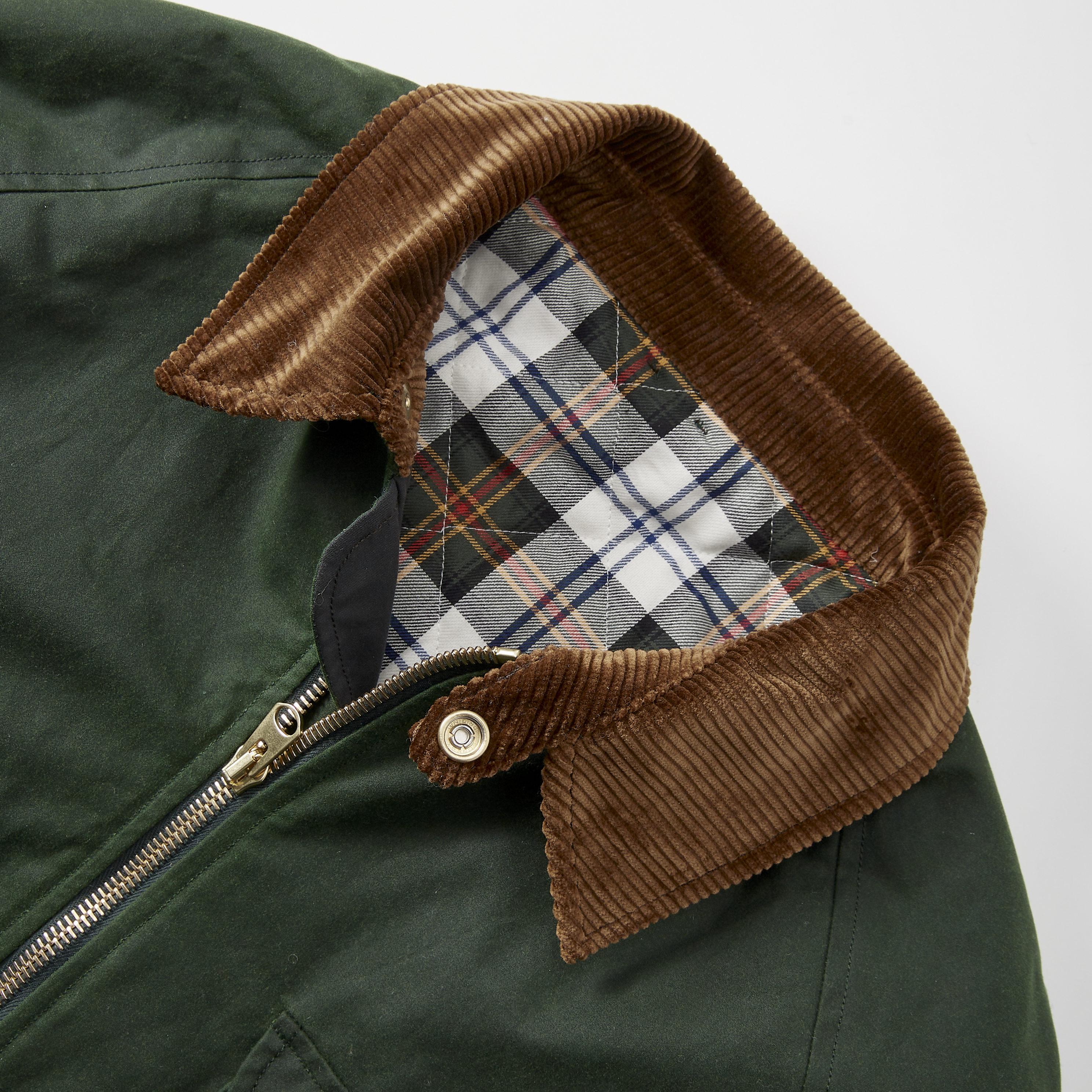 Drake's Waxed Coverall Jacket - Emerald Green | Waxed Jackets