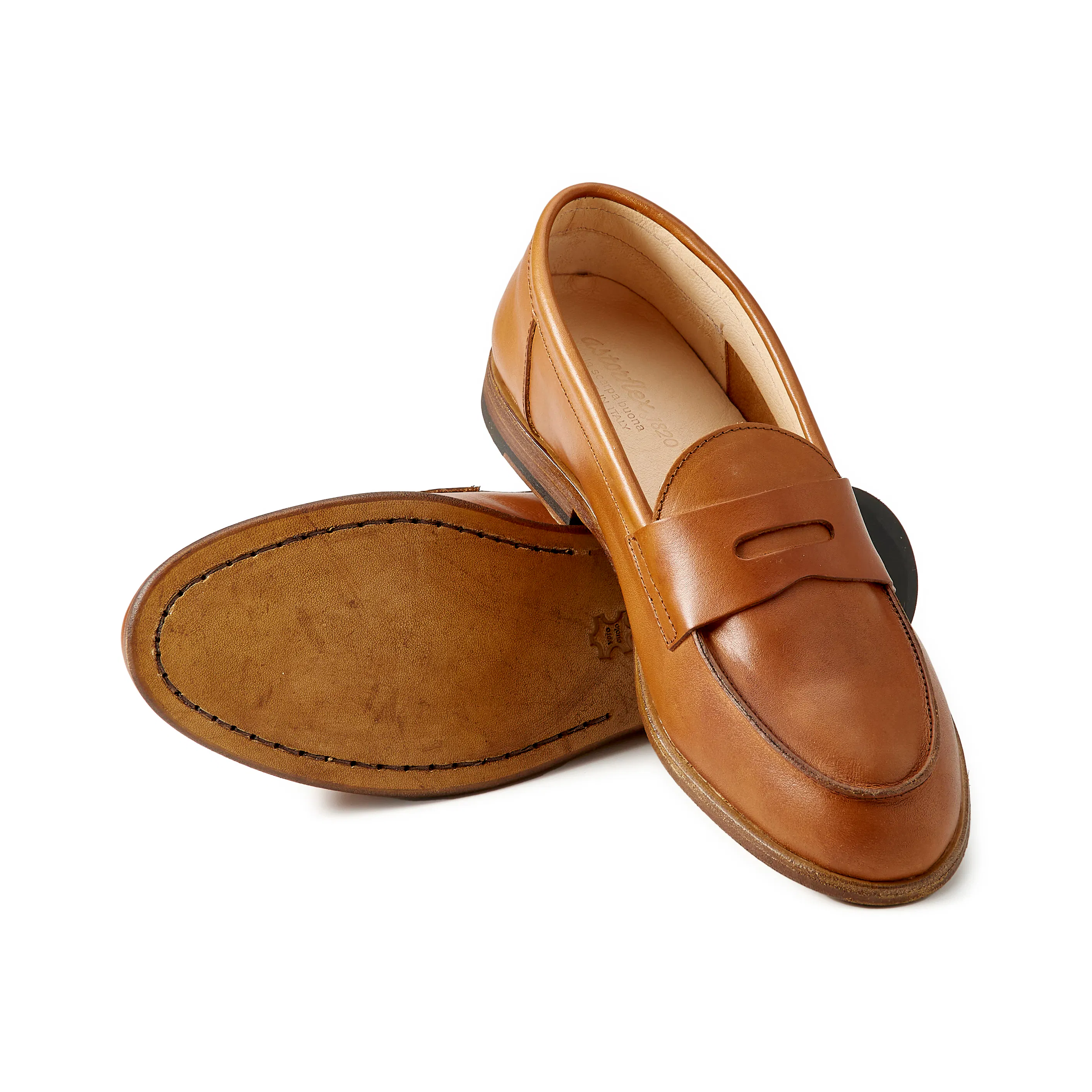 Astorflex Elegant Tan Leather Men\'s Loafers Astorflex Dartflex Loafer - Tan | Loafers | Huckberry main image 4