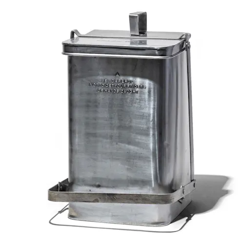 Industrial Steel Step Trashcan
