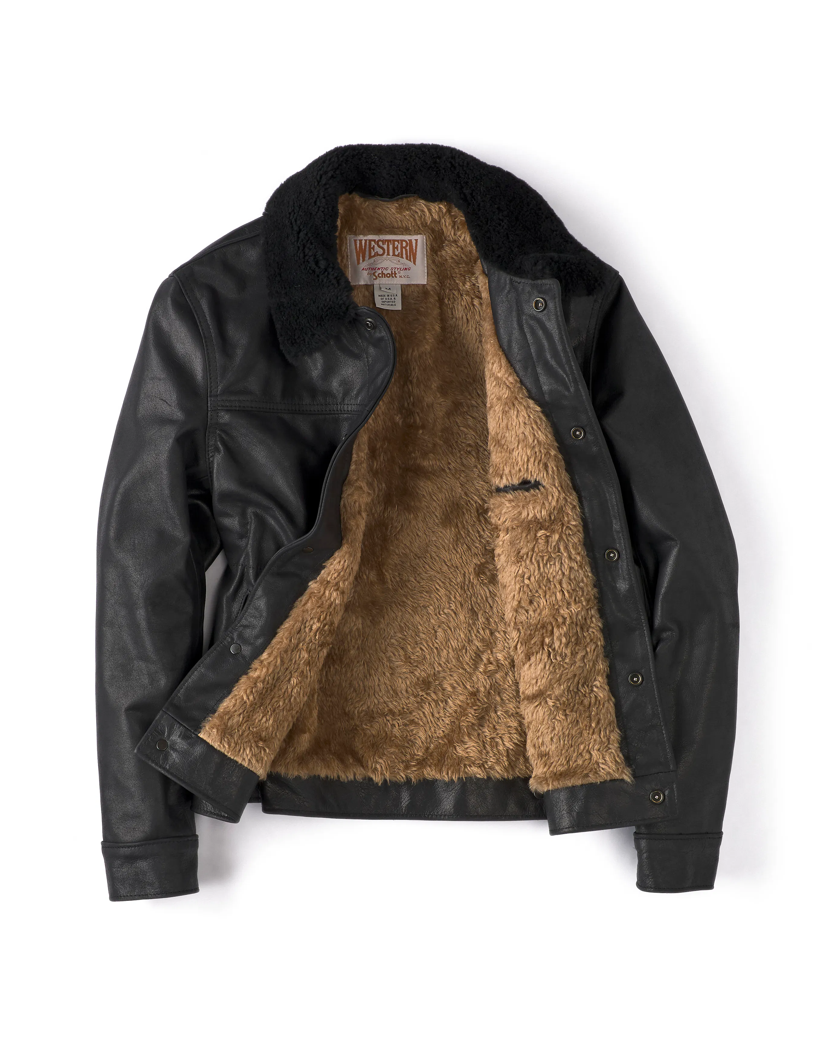 Schott Shearling Motorcycle Jackets Schott Vintage Rancher Leather