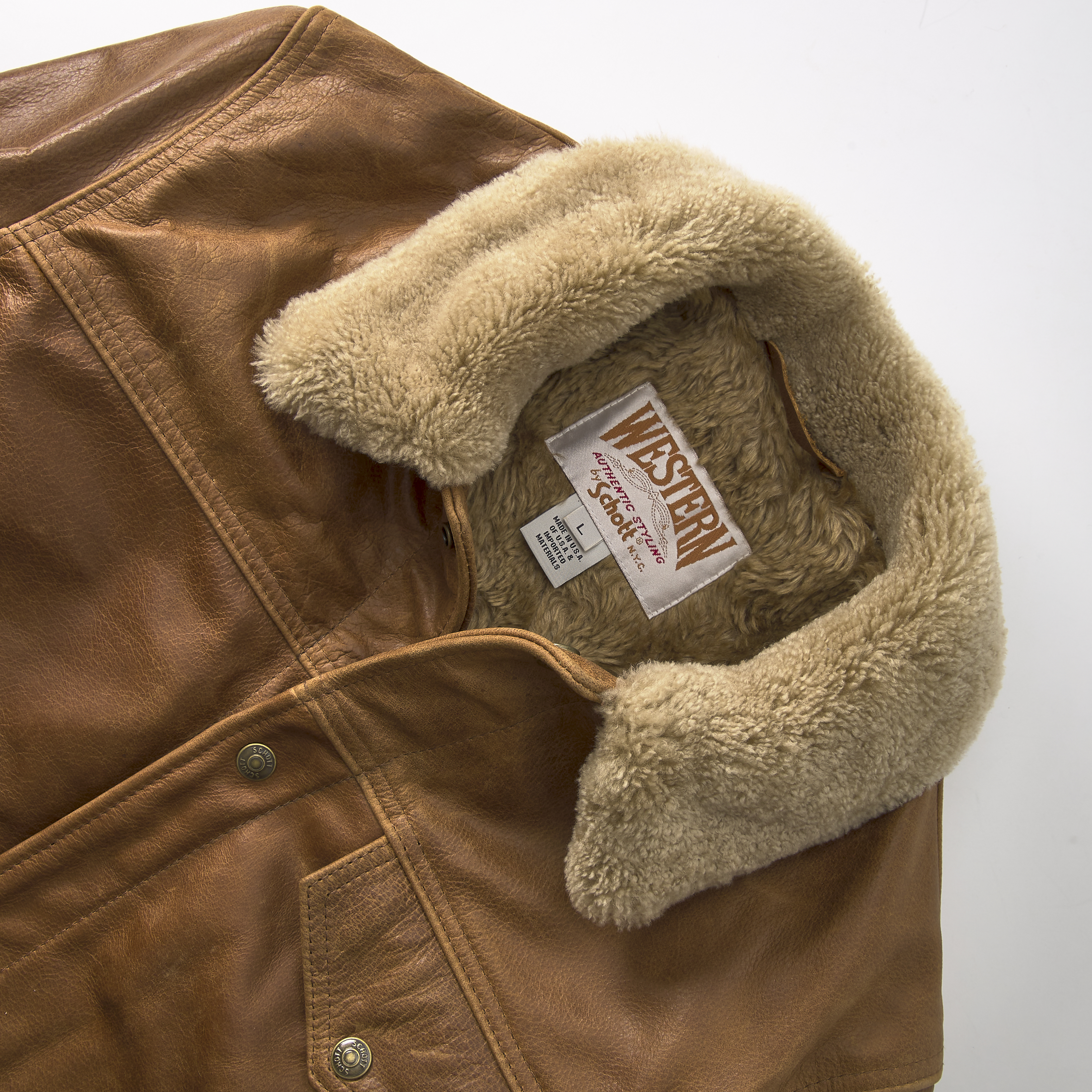 Schott Vintage Rancher Leather Jacket - Sycamore | Leather Jackets