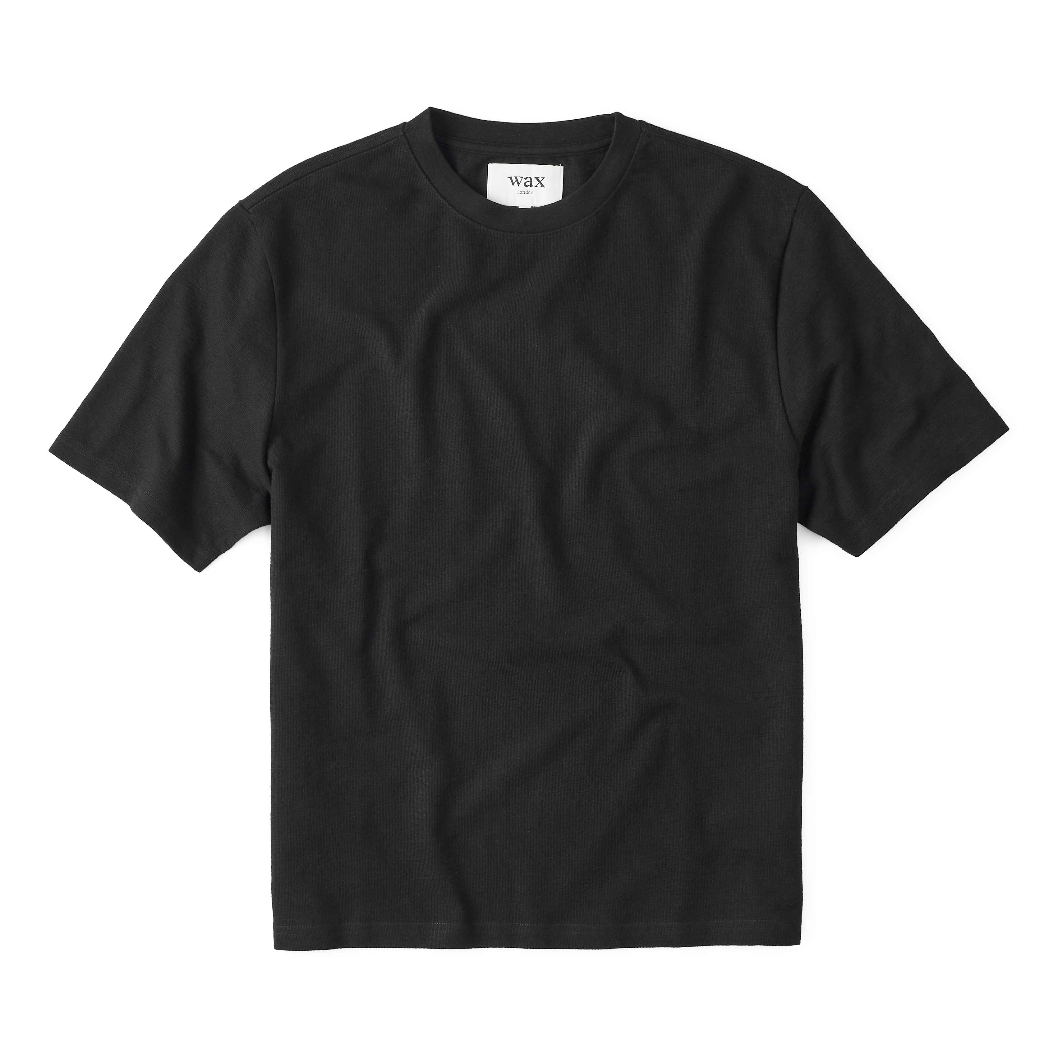 【Wax London】在庫あり ☆無地 Dean Tシャツ☆ Wax London Dean Boxy Relaxed T-Shirt - Black | T-Shirts