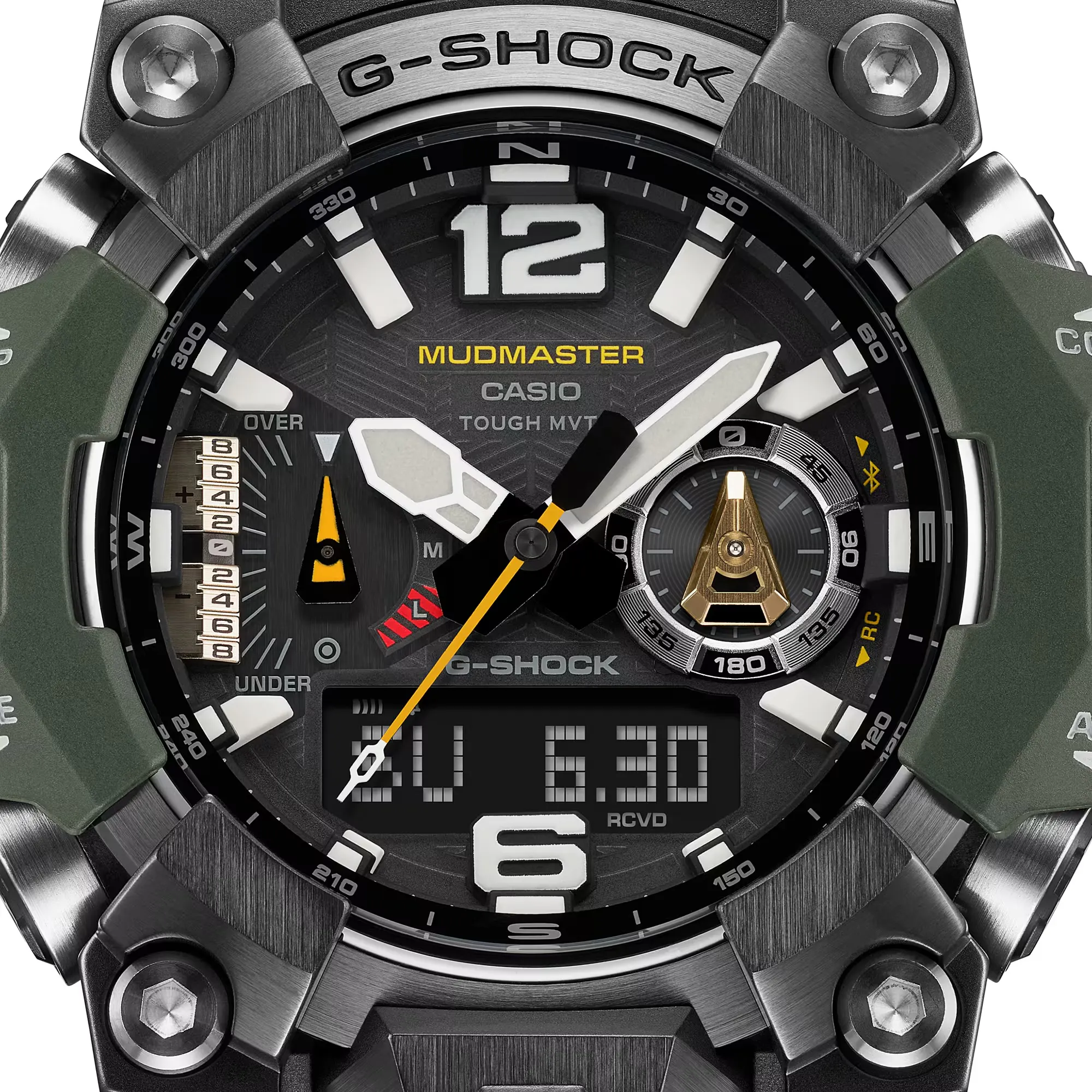 G-Shock GWGB1000-3A Mudmaster Watch - Green | Digital Watches