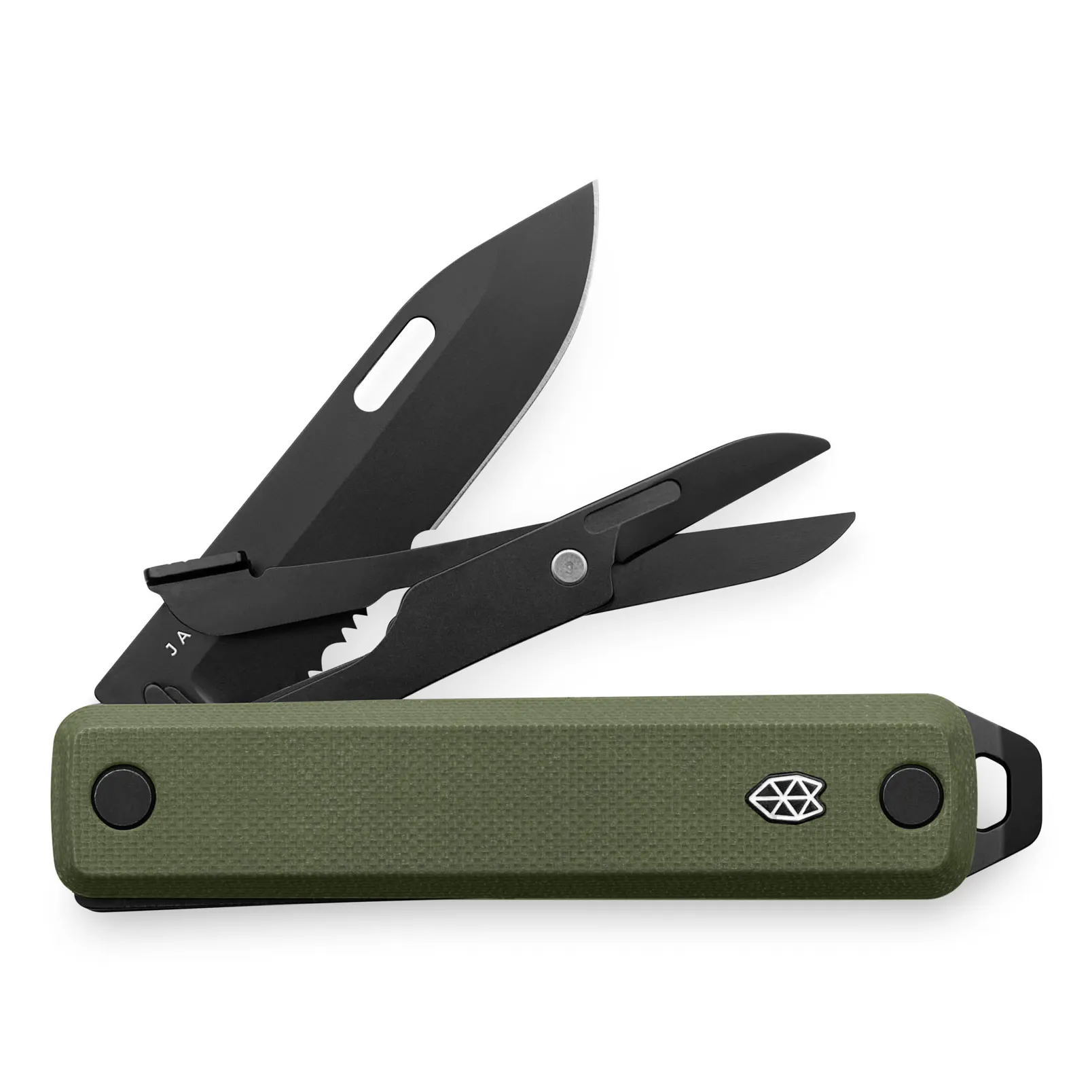 The James Brand The Ellis Multi Tool Knife - OD Green / Black