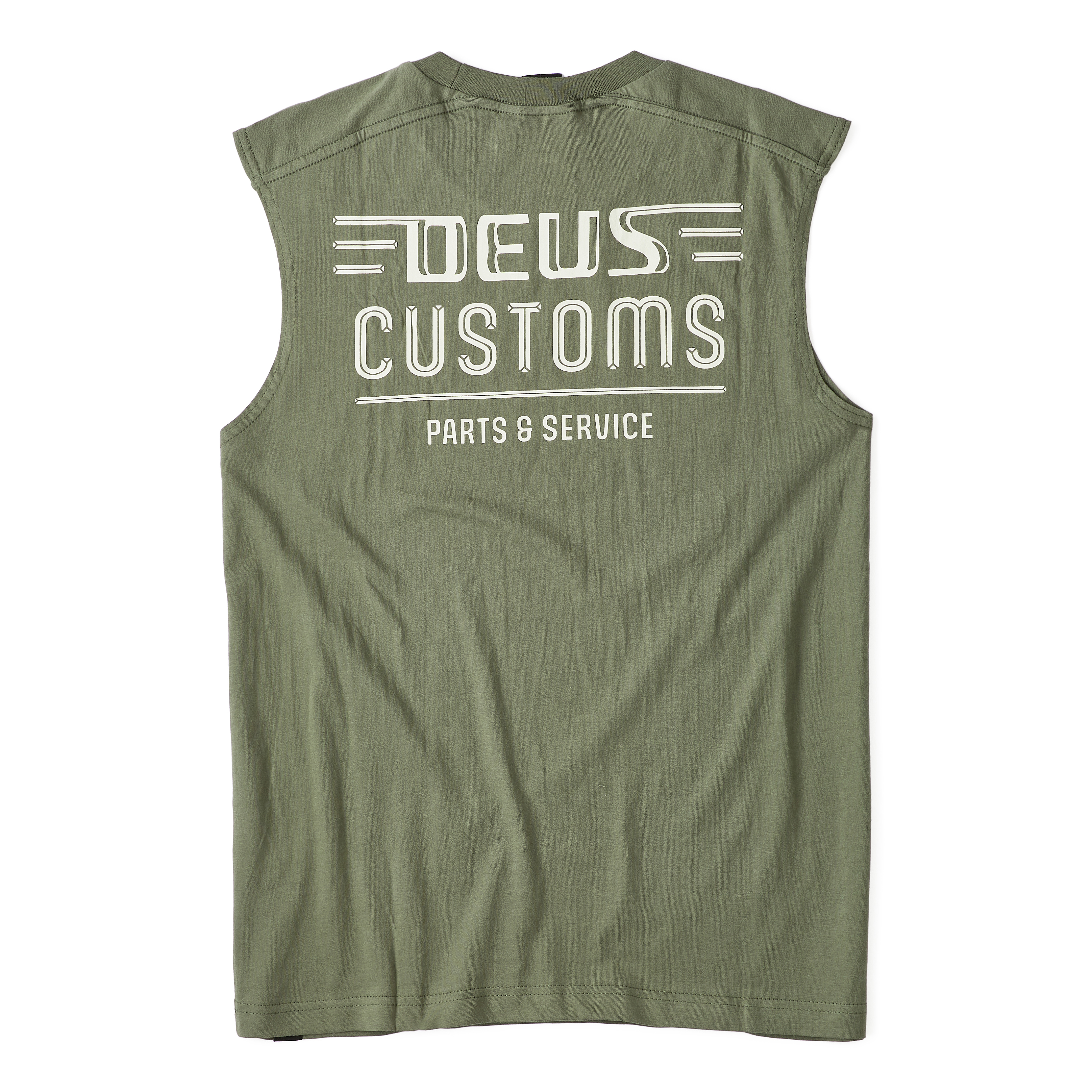 Deus Ex Machina Muscle T-Shirt - Lichen Green | T-Shirts