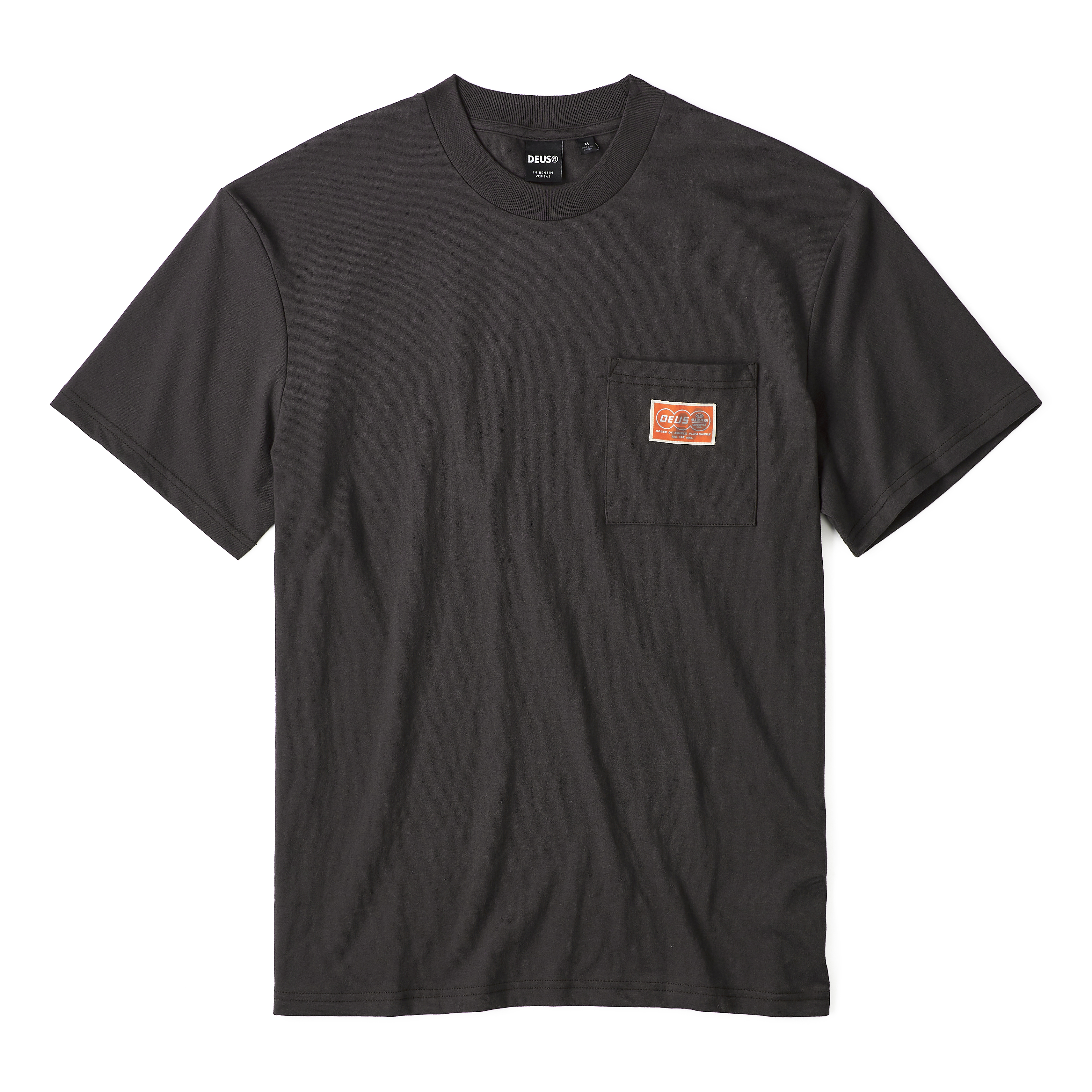 Deus Ex Machina☆VENTURE POCKET TEE 胸ポケット付 半袖Tシャツ Deus Ex Machina Venture Pocket T-Shirt - Anthracite | T