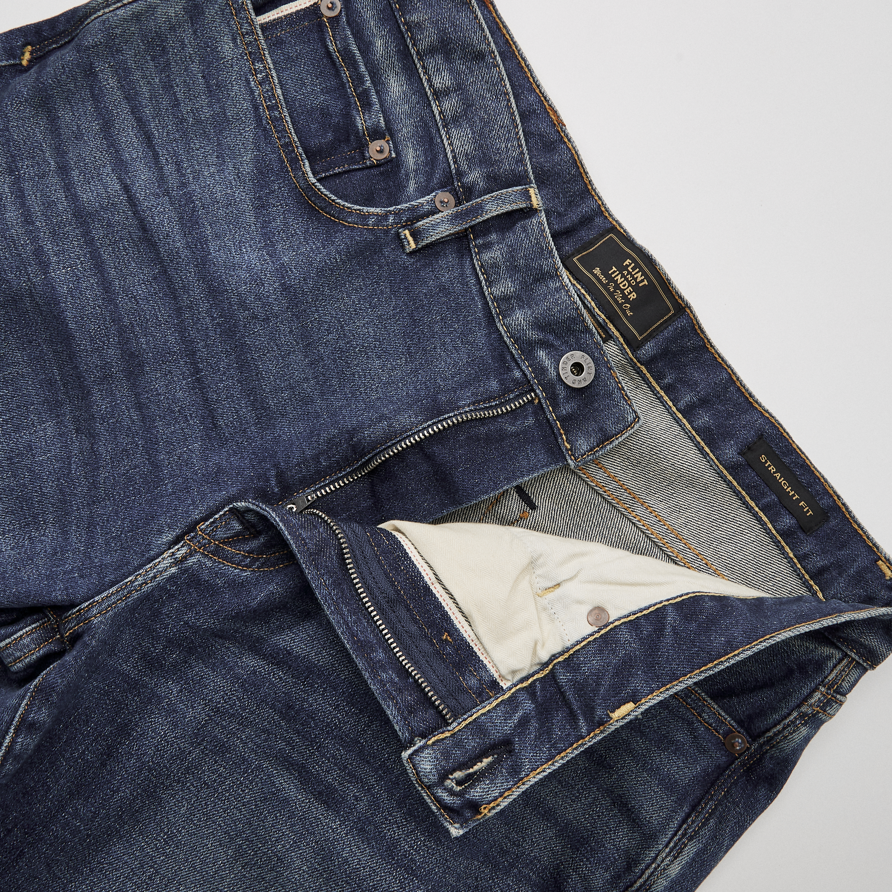 Flint and Tinder Japanese Stretch Selvedge Denim - HB