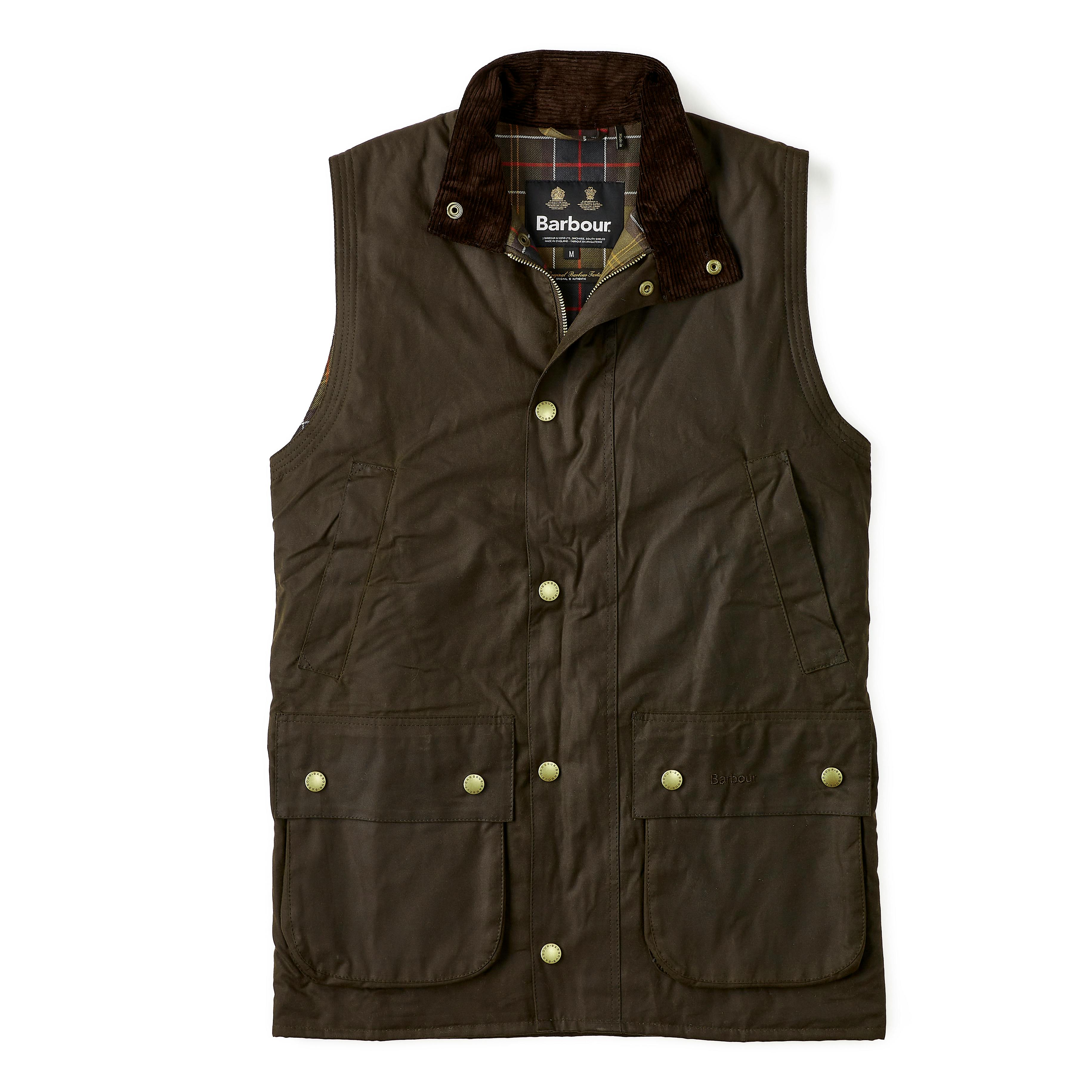 Barbour Westmorland Barbour Waxed Cotton Vest Barbour