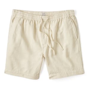 Cotton Linen Drawstring Short - 7