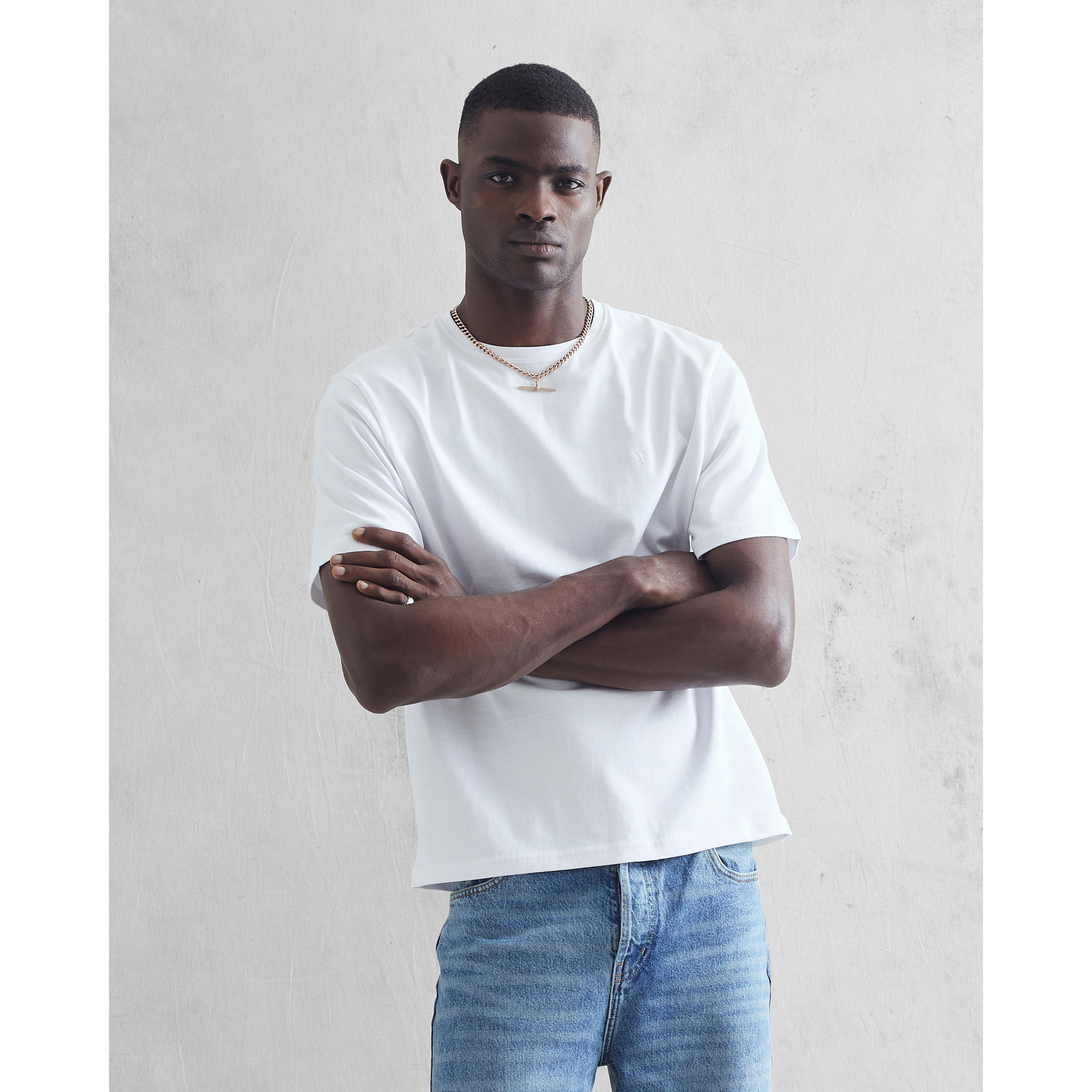Wax London Dean Boxy Relaxed T-Shirt - White | T-Shirts
