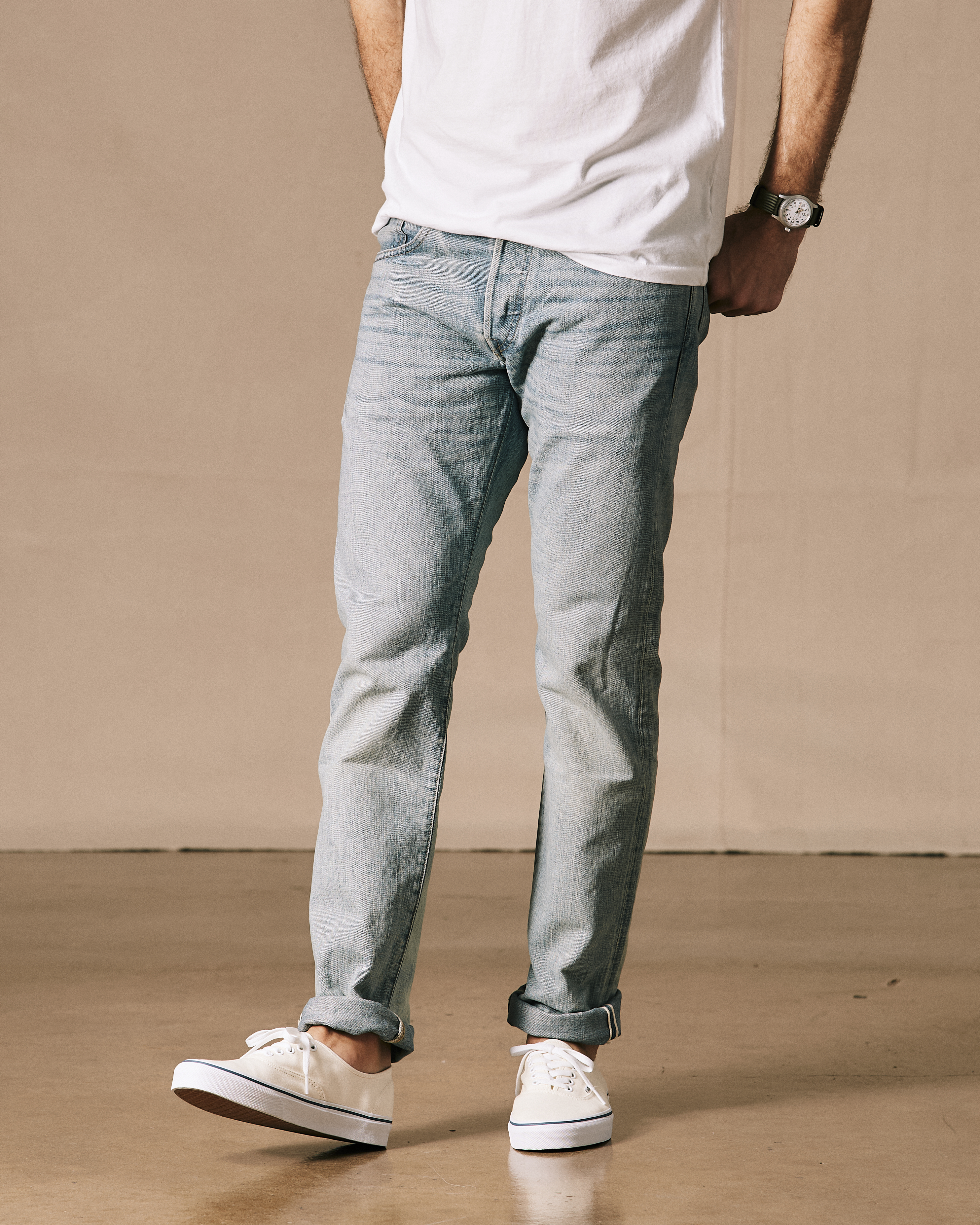 RRL Slim Fit Selvedge Denim Jeans - Otisfield Wash | Jeans