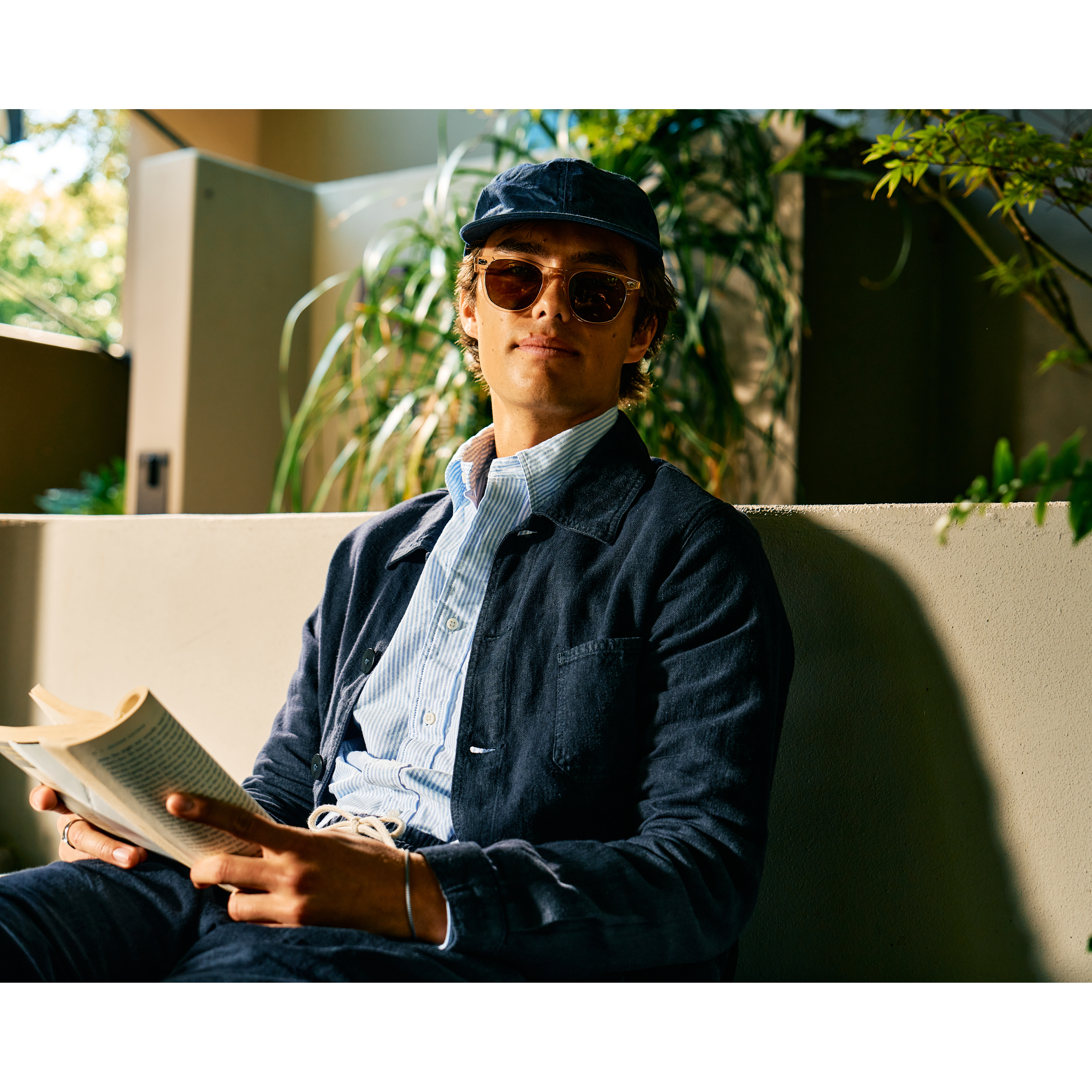 Huckberry Waxed Canvas 6-Panel Hat - Navy | Baseball