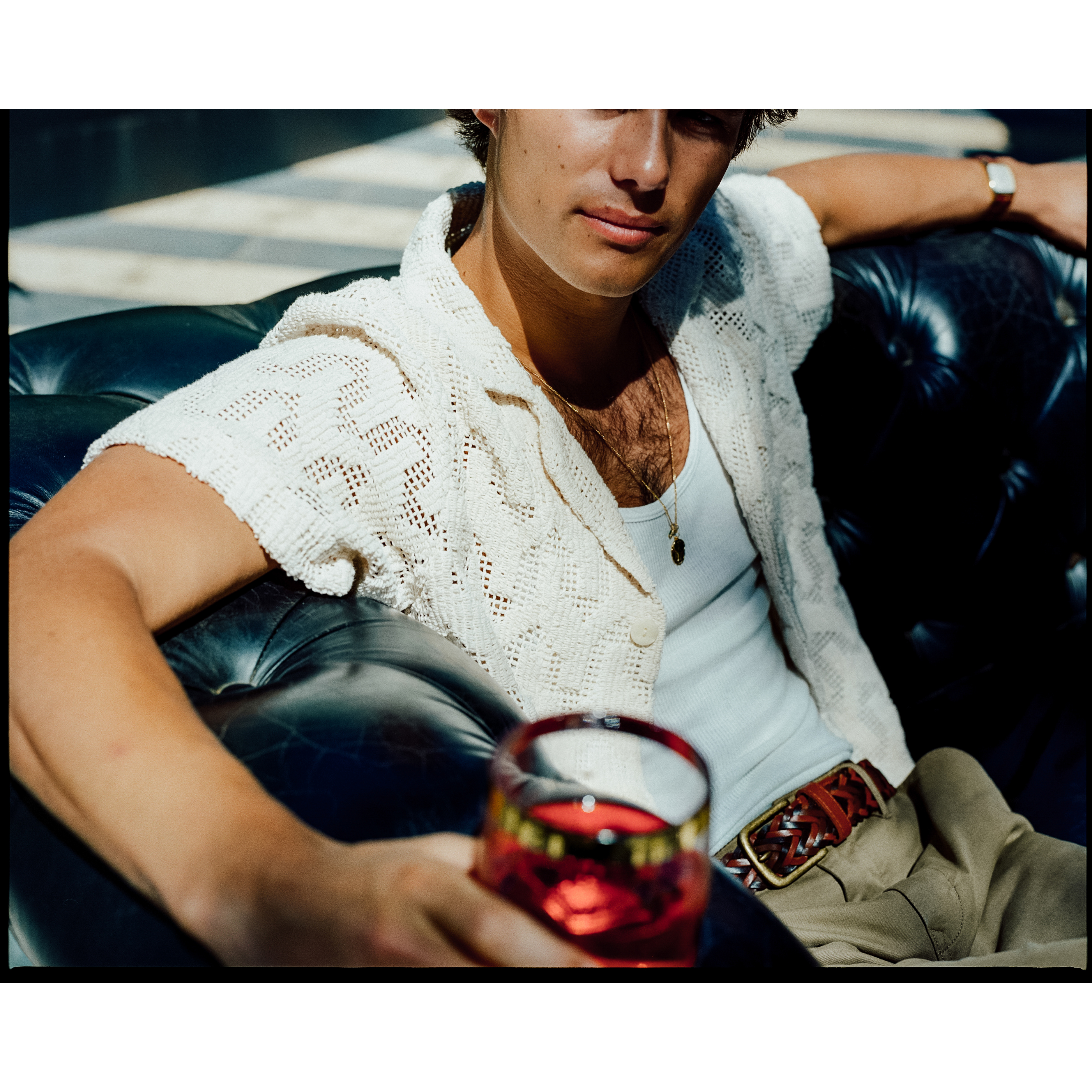 OAS Camp Collar Crochet Shirt - Atlas | Short Sleeve Shirts