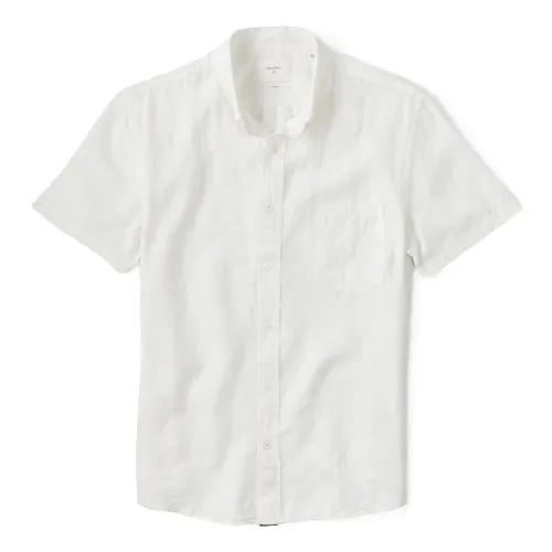 Billy Reid Tuscumbia Linen Short Sleeve Shirt