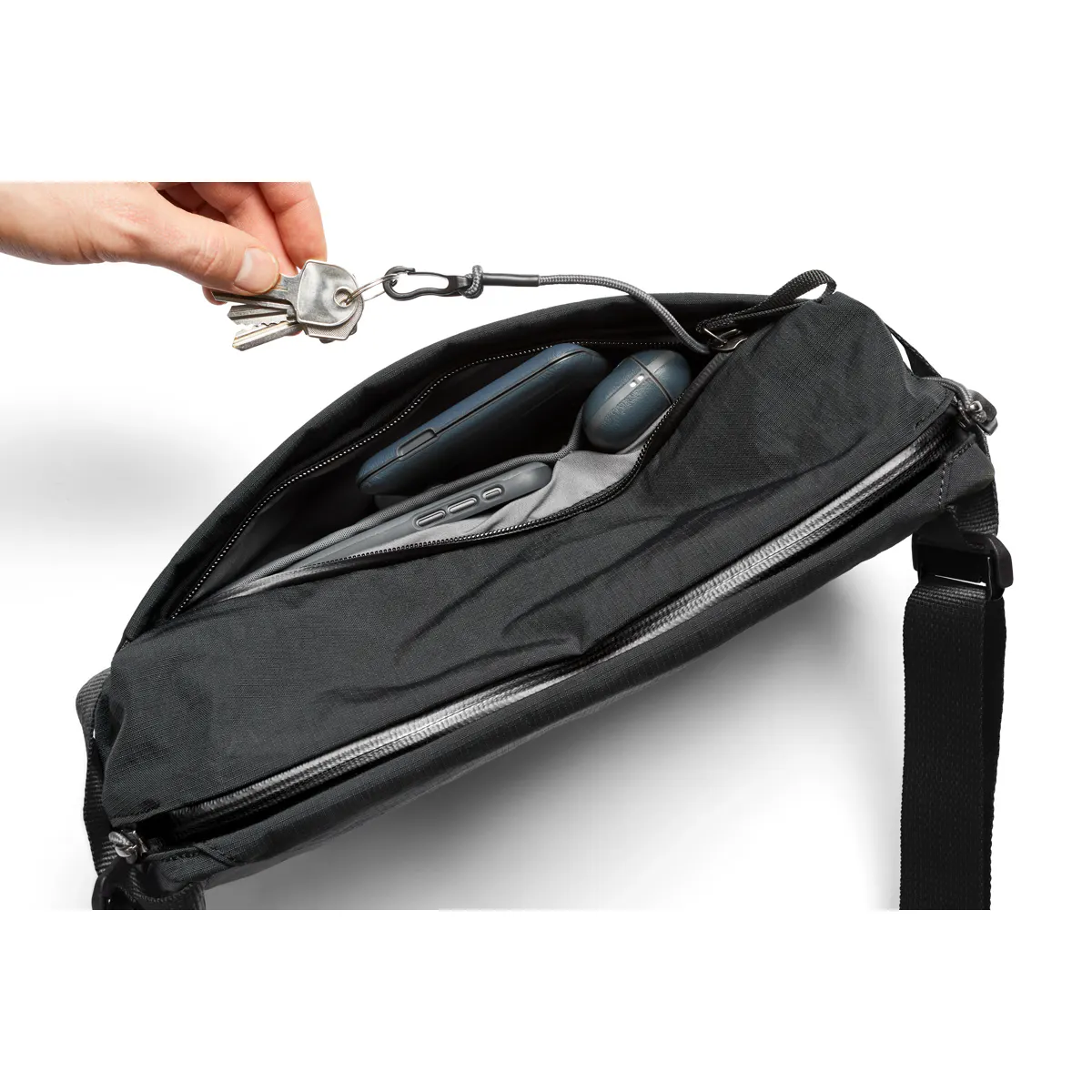 Bellroy Venture Sling - 9L - Black | Hip Packs & Slings | Huckberry
